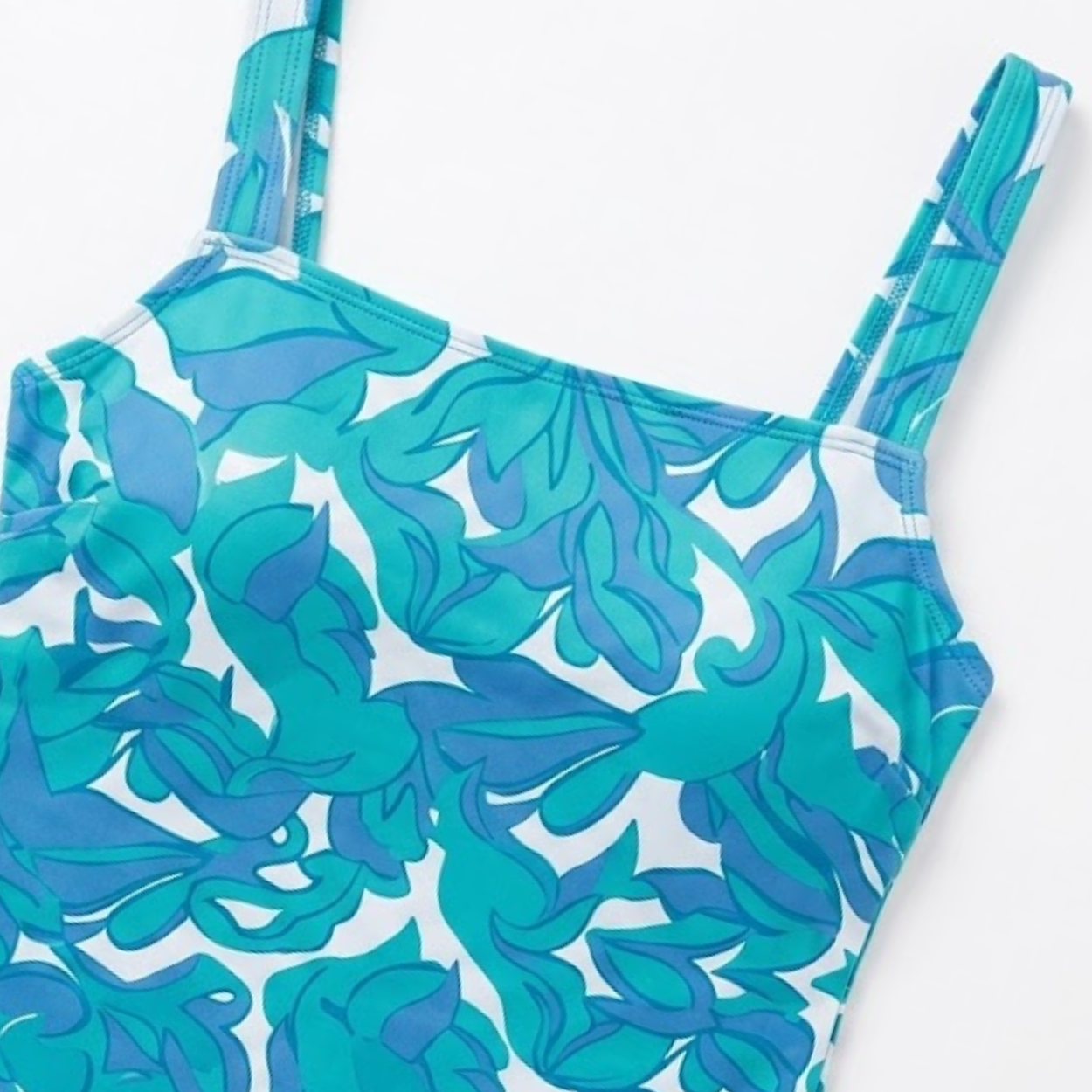 Tankini Swimsuit with Swimming Tank Top and High-Waisted Bottoms