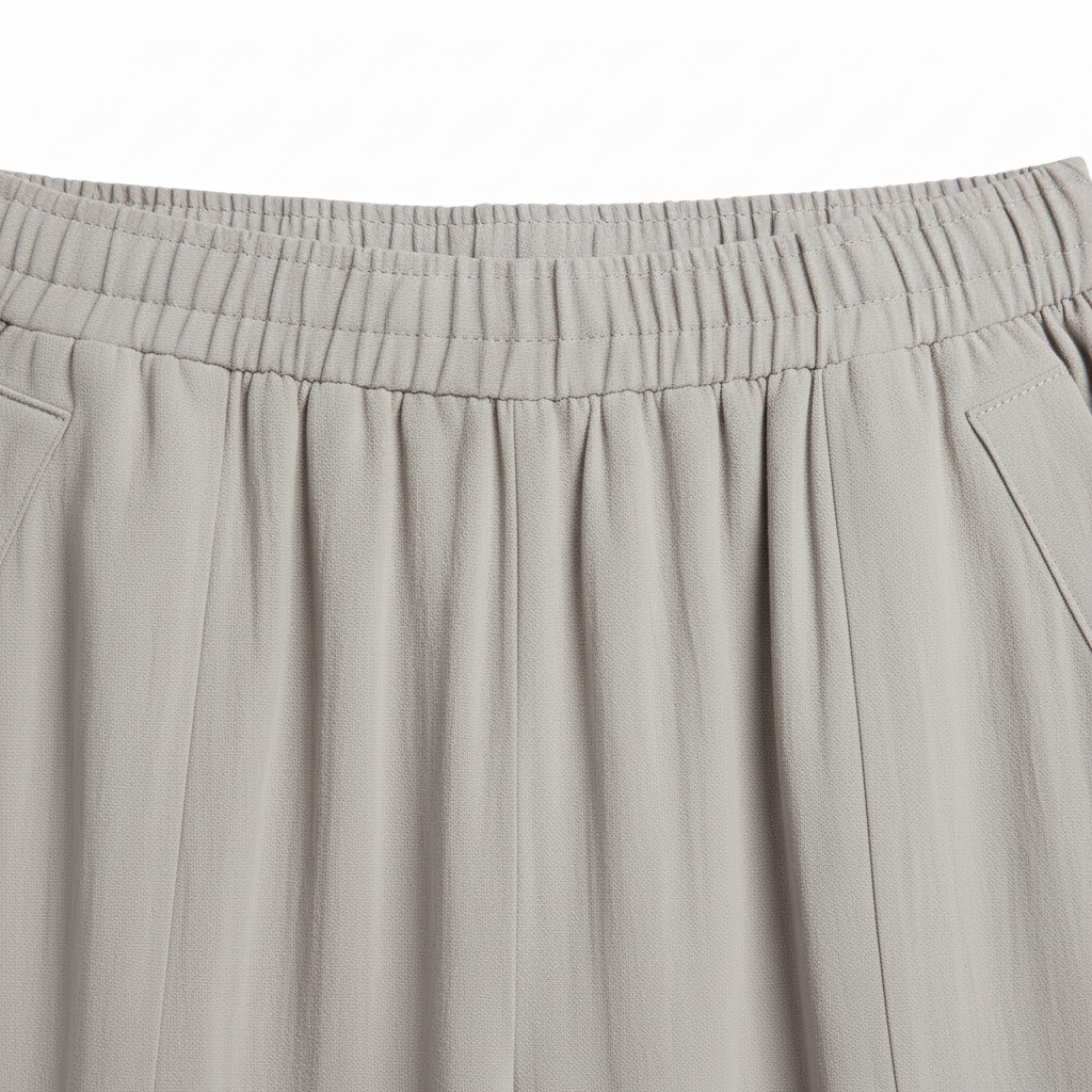 Dámské široké kalhoty s nastavitelným pasem a pohodlnou elastickou gumou