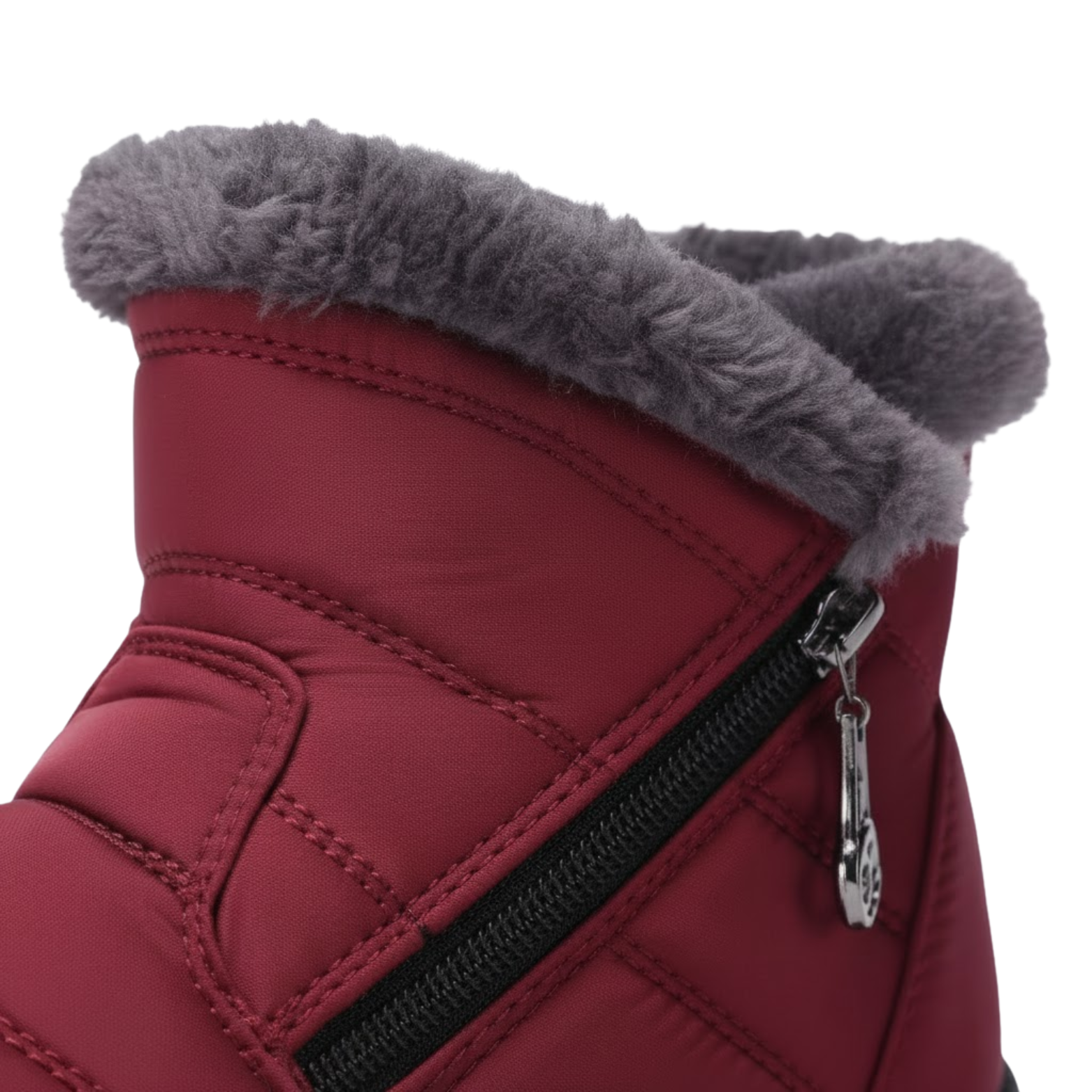 Mid-calf cotton boots for women, warm for winter