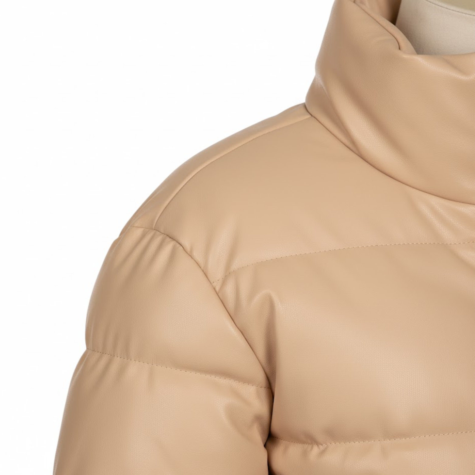 Veste d’Hiver Femme Élégante Épaisse et Chaude en Similicuir