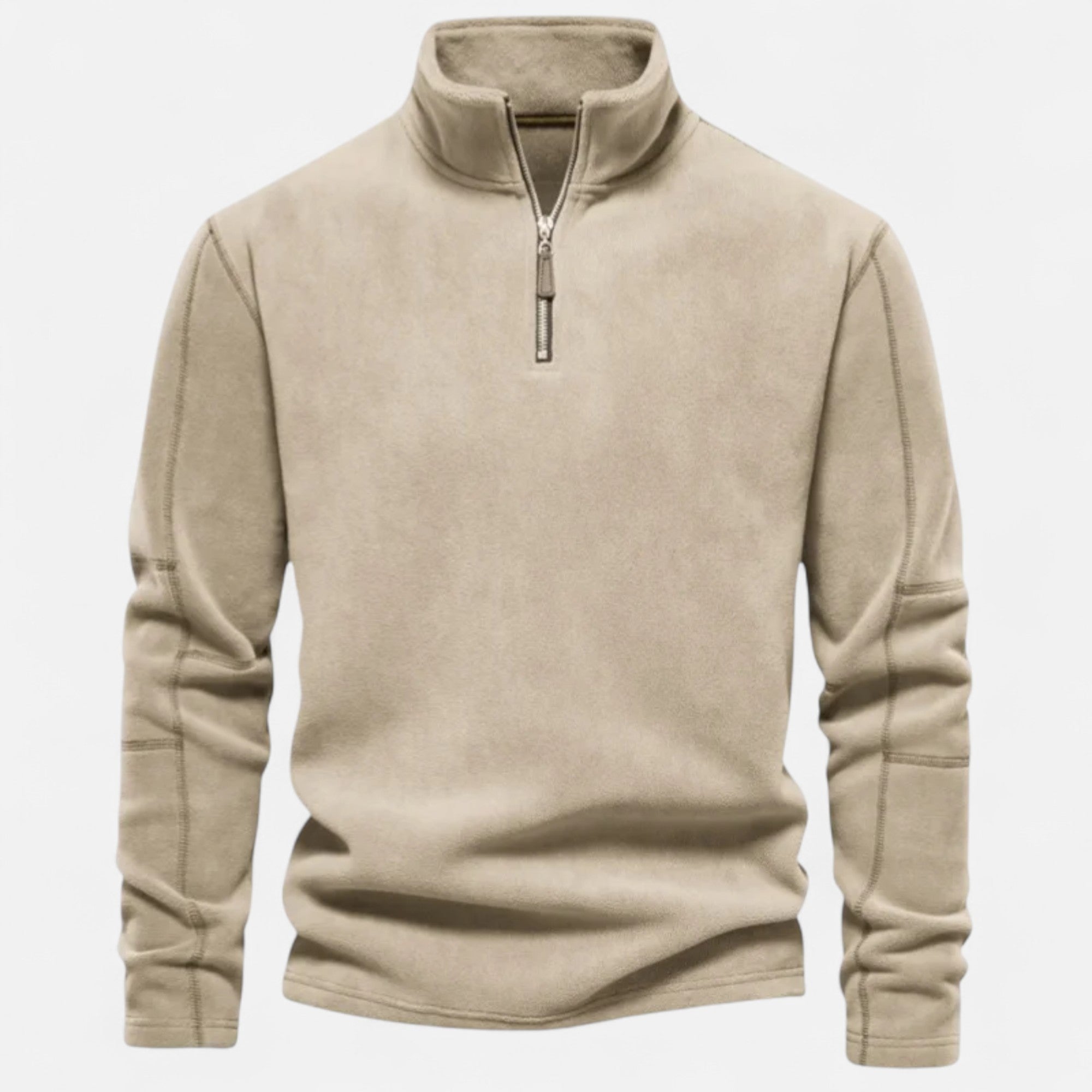 Ancienne Monde | Pull Zippé Homme Polaire Automne-Hiver