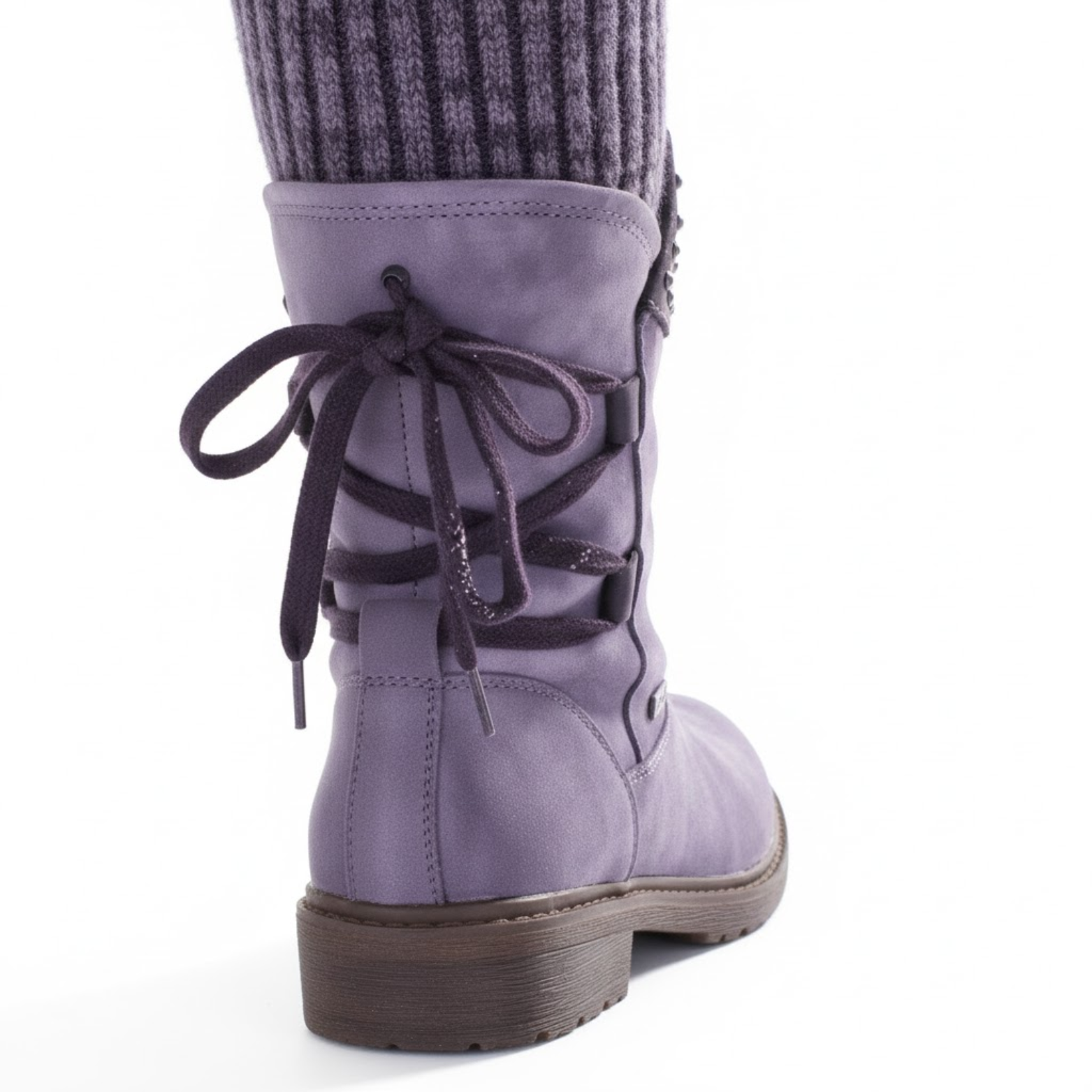 Women's Mid-Calf Winter Boots in Suede – Warm and Trendy Snow Boots