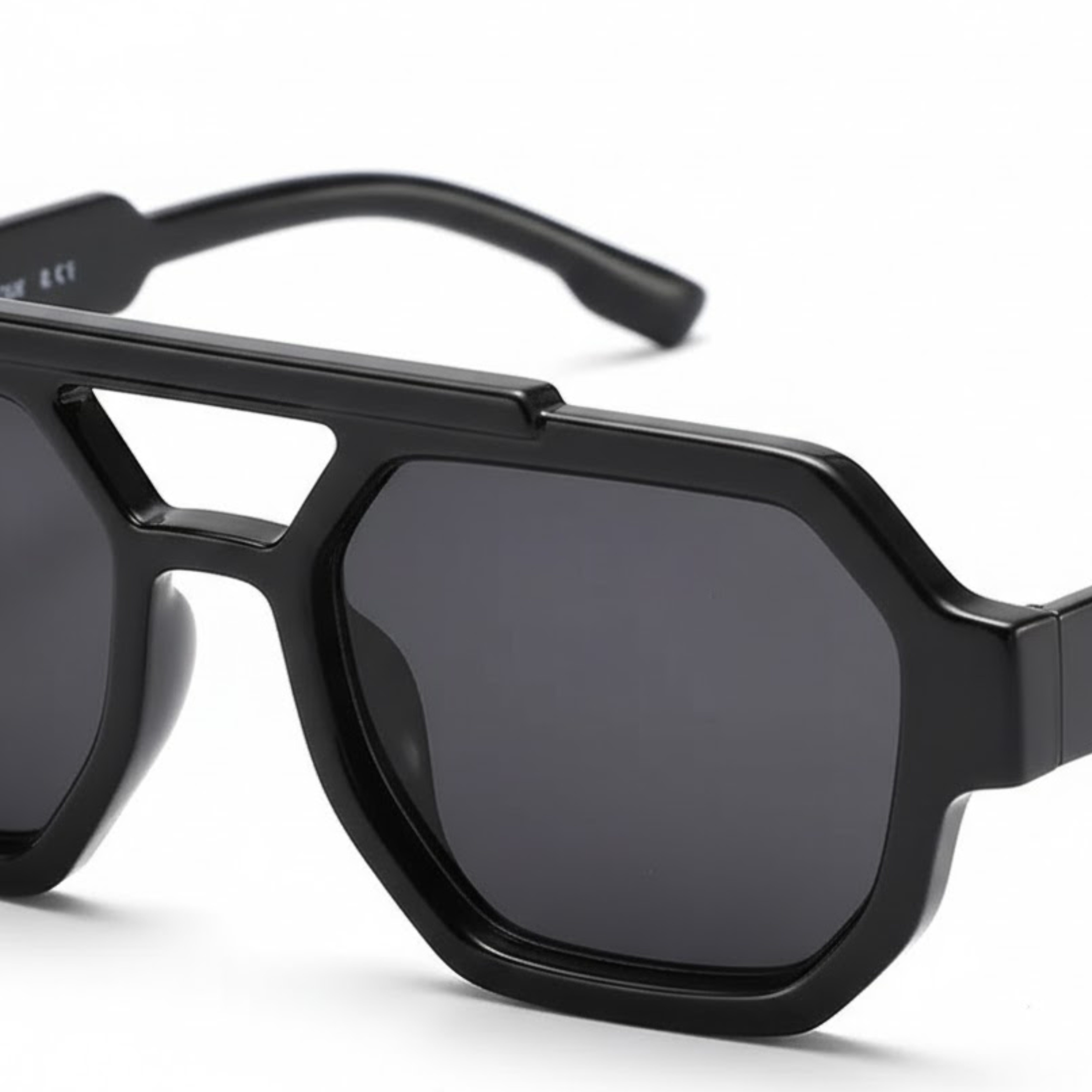 Geometric sunglasses polycarbonate frame UV400 protection unisex