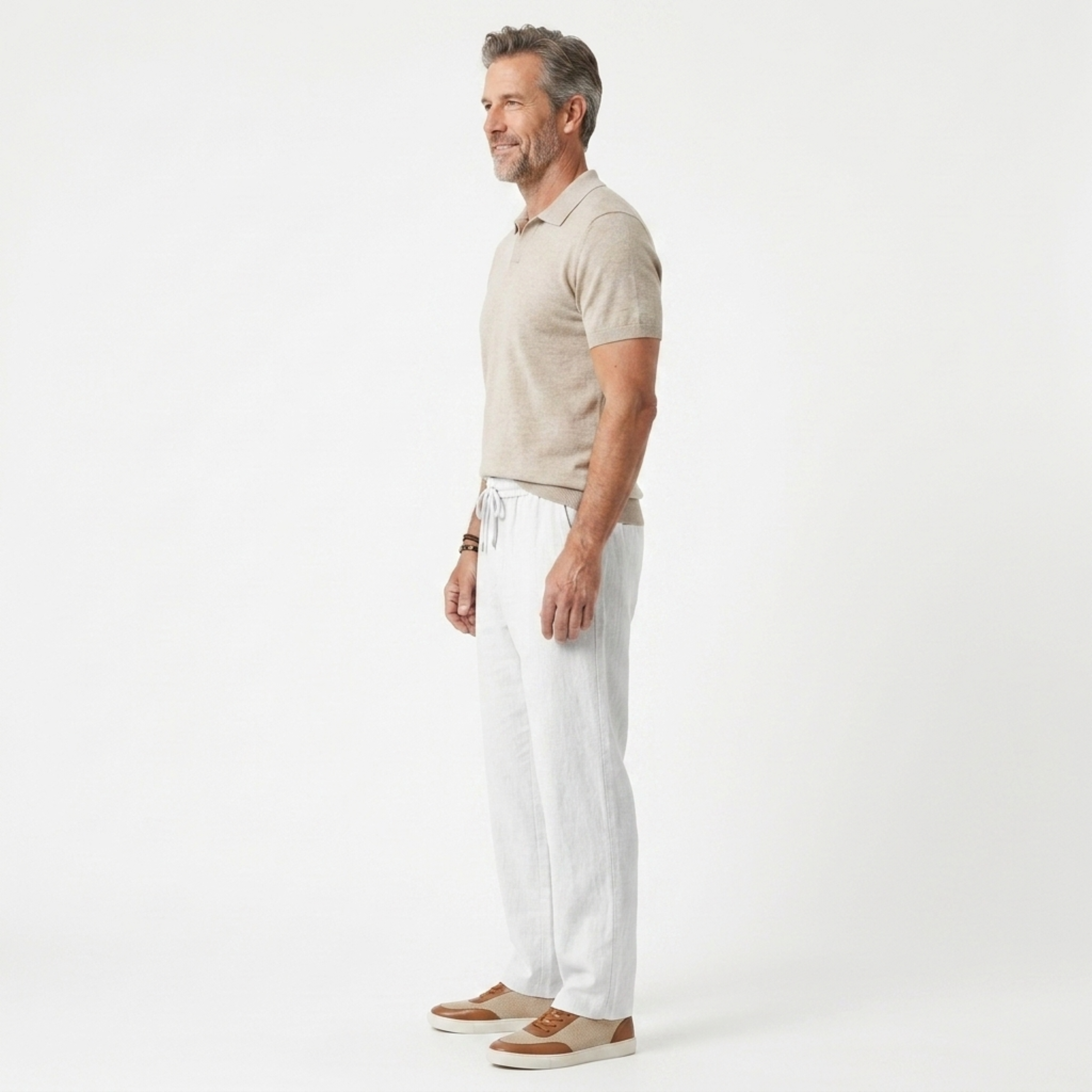 Pantaloni uomo in cotone taglio dritto — viaggio e quotidiano