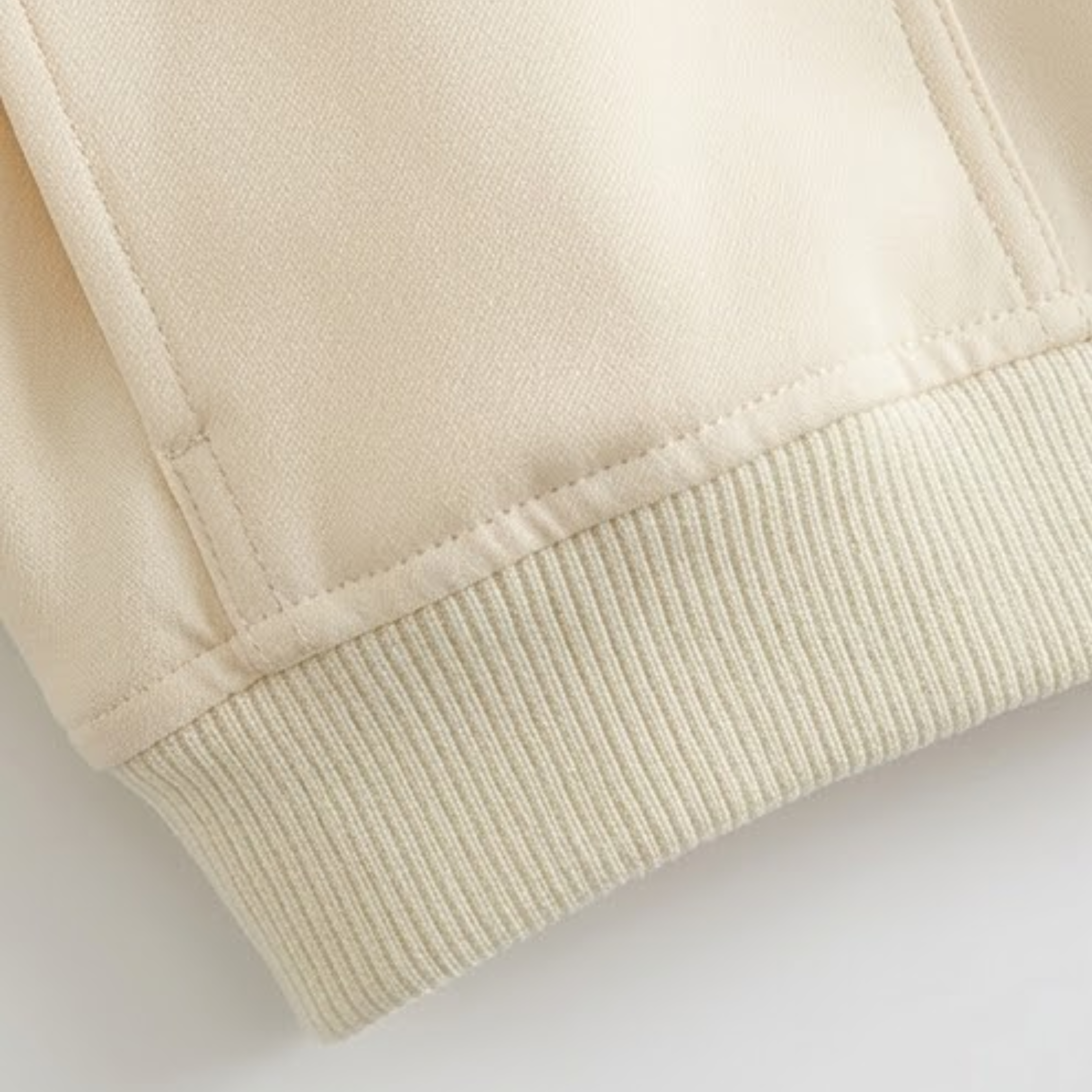 Short Bomber Jacket with Buttons and Flap Pockets for Women