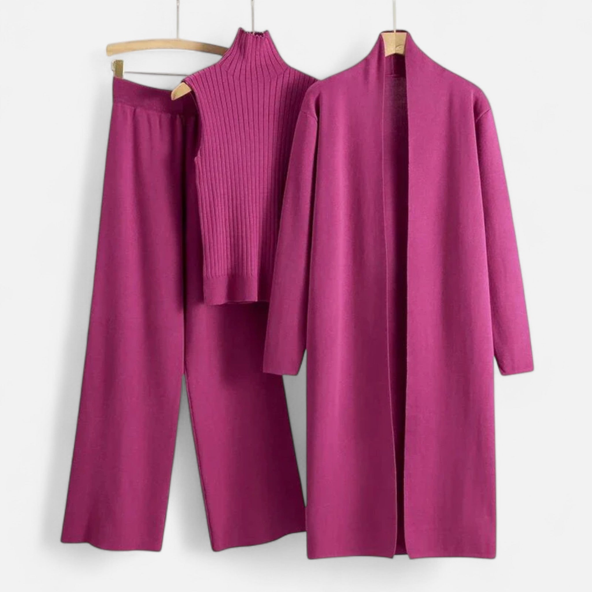 Ancienne Monde | Ensemble Femme Trois Pièces Élégance Intemporelle