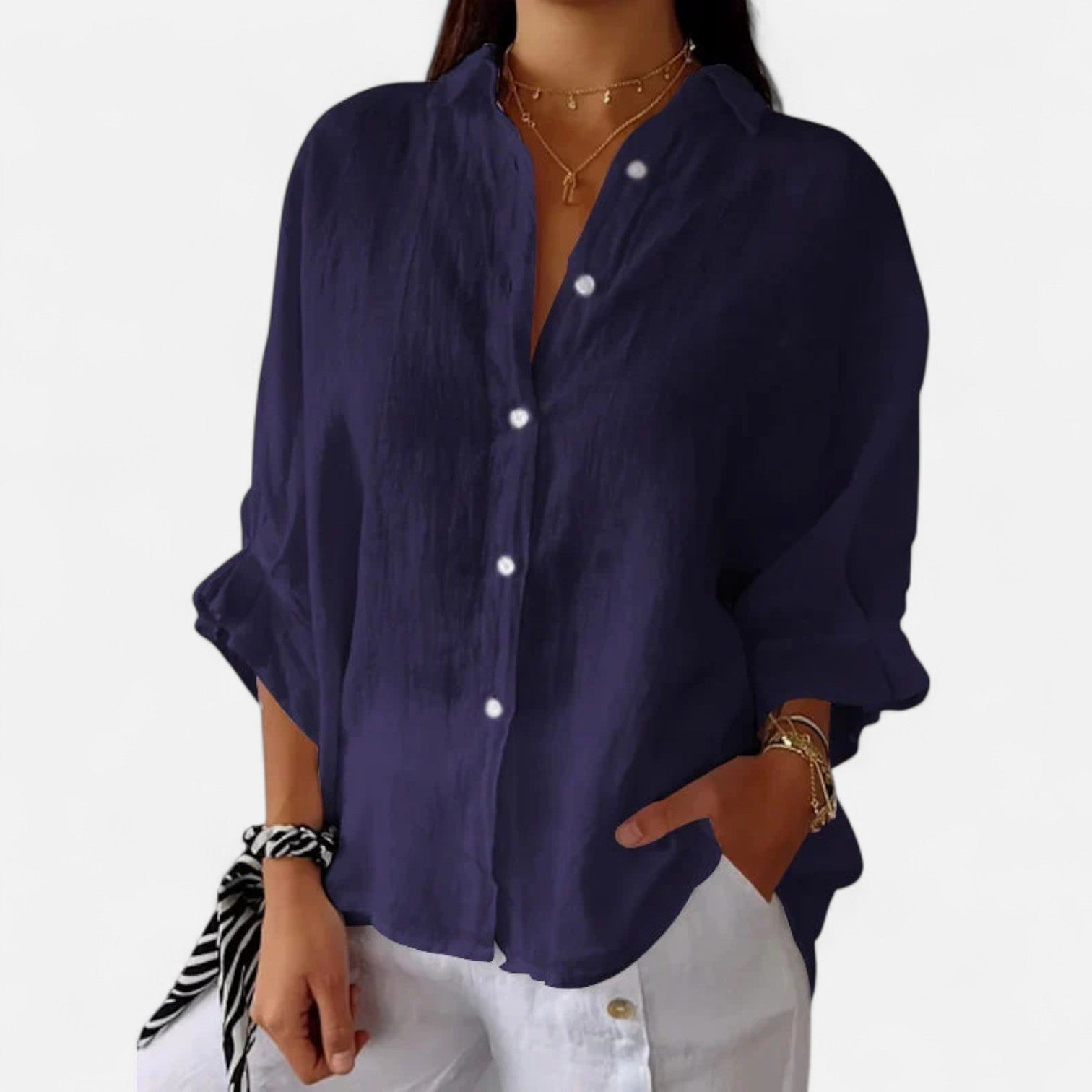 Ancienne Monde | Chemise d’Été en Lin pour Femme