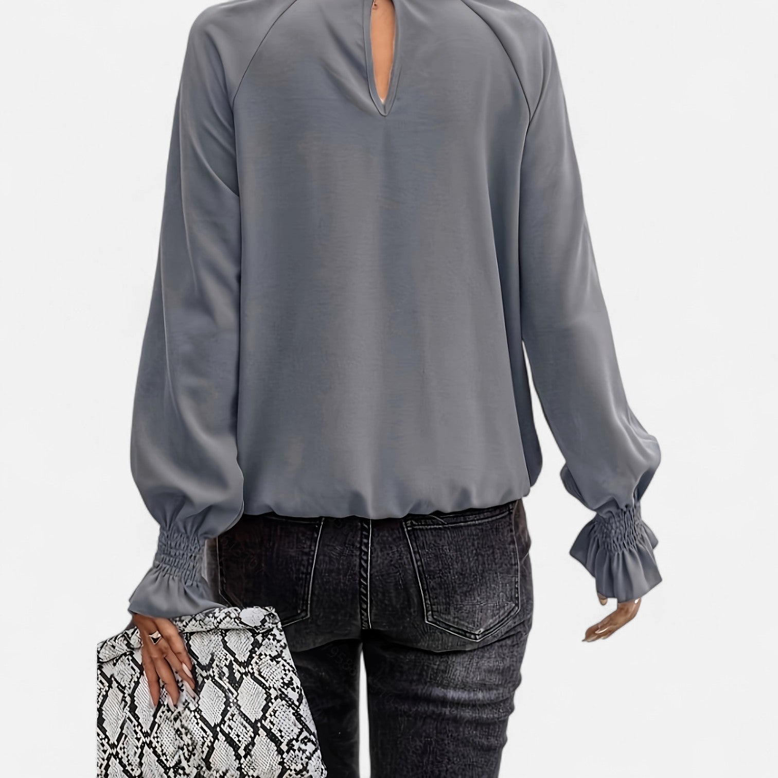 Ancienne Monde | Blouse Vintage Plissée pour Femme