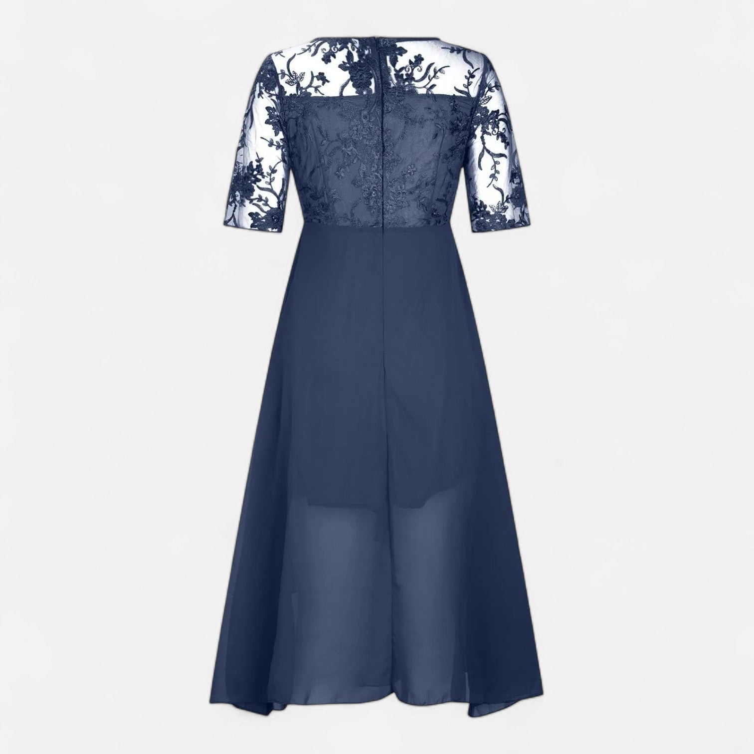 Ancienne Monde | Robe Élégante d’Été Longueur Thé pour Femme – Grâce Intemporelle du Jour au Soir