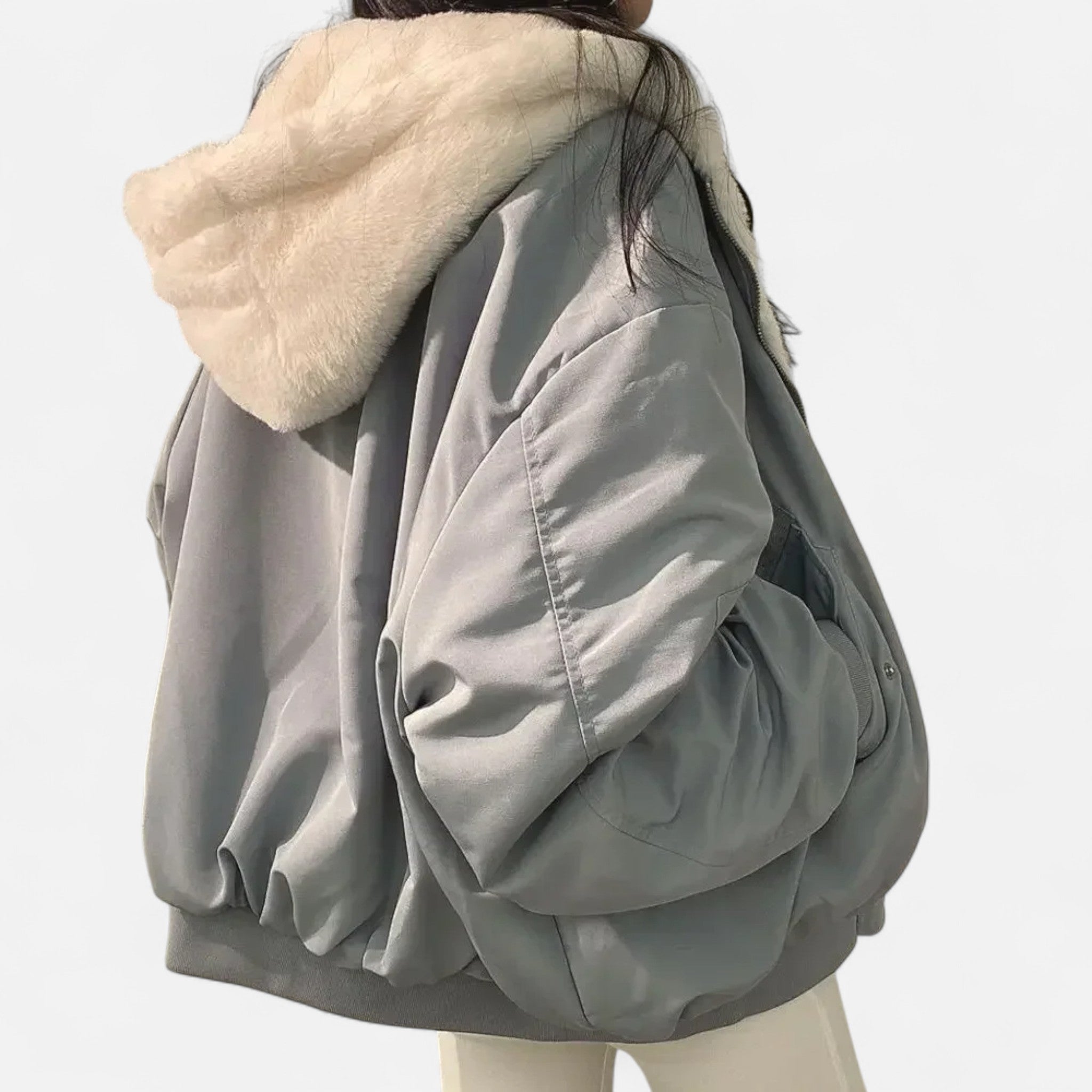 Ancienne Monde | Manteau Femme Oversize Réversible Élégance Héritage
