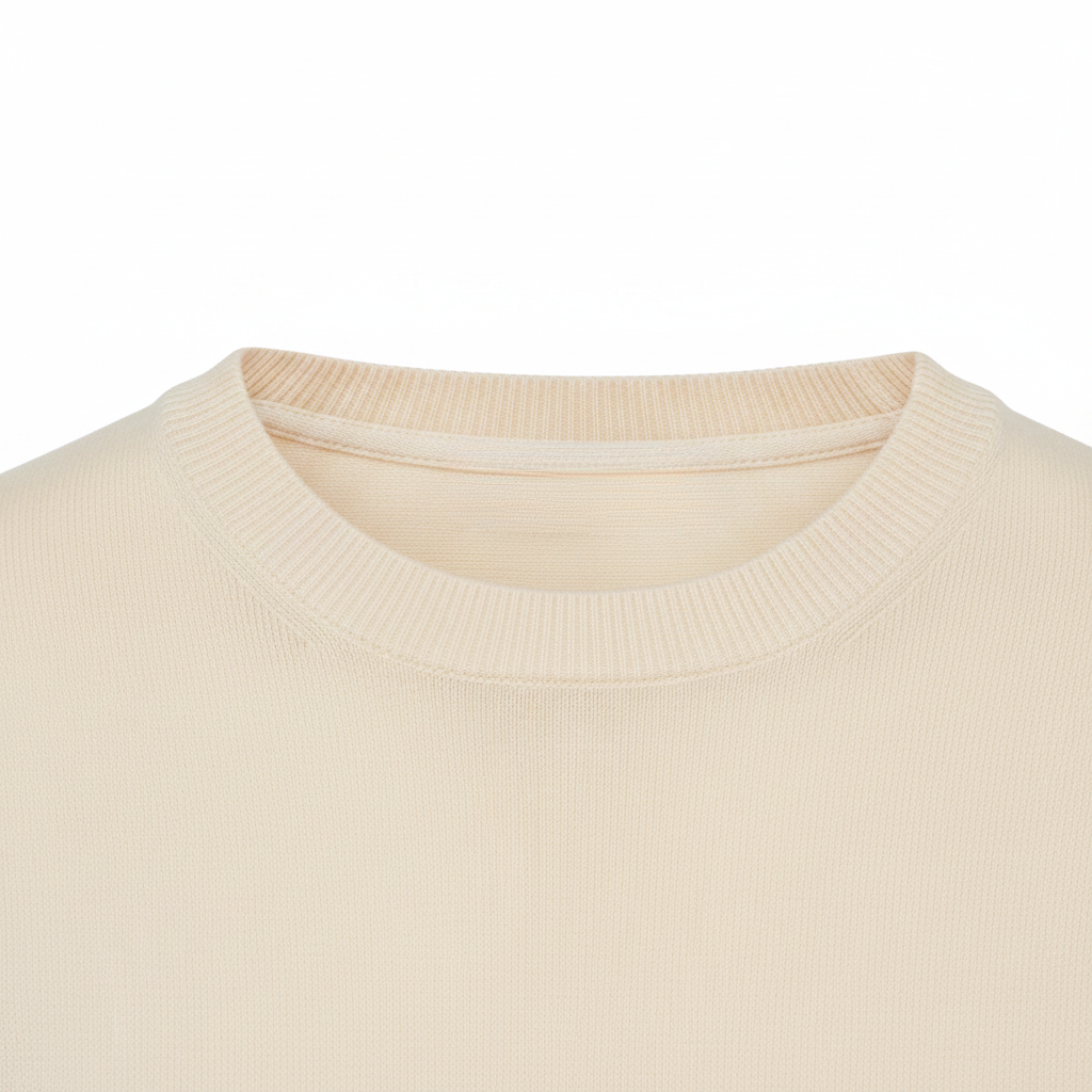 T-shirt in maglia da uomo a maniche corte con collo rotondo, taglio dritto e vestibilità rilassata