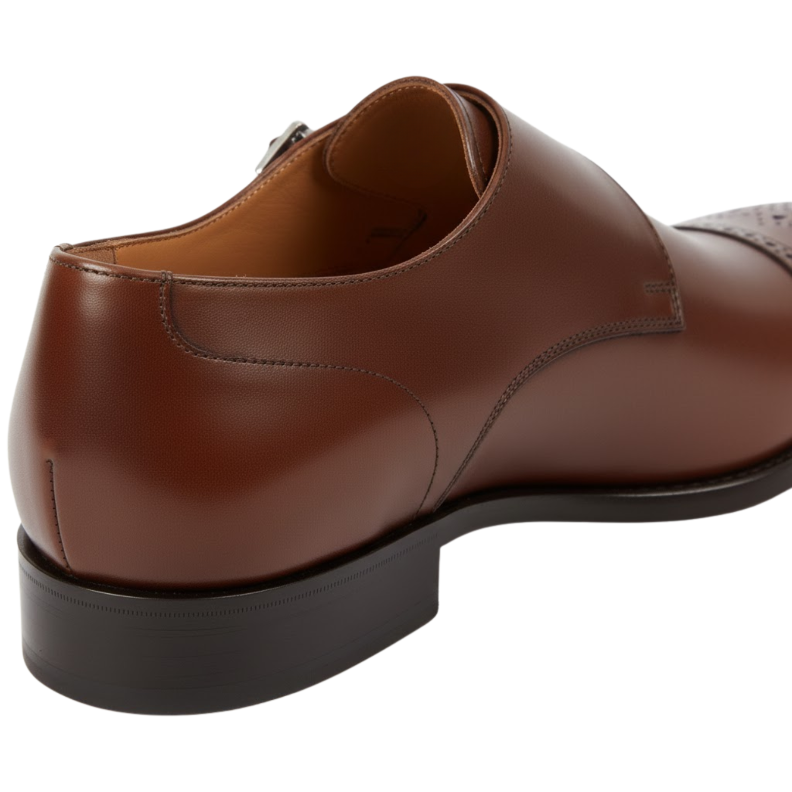 Men's Leather Dress Shoes Oxford Business Carving Fashion Buckle England Formal Shoes Mengke