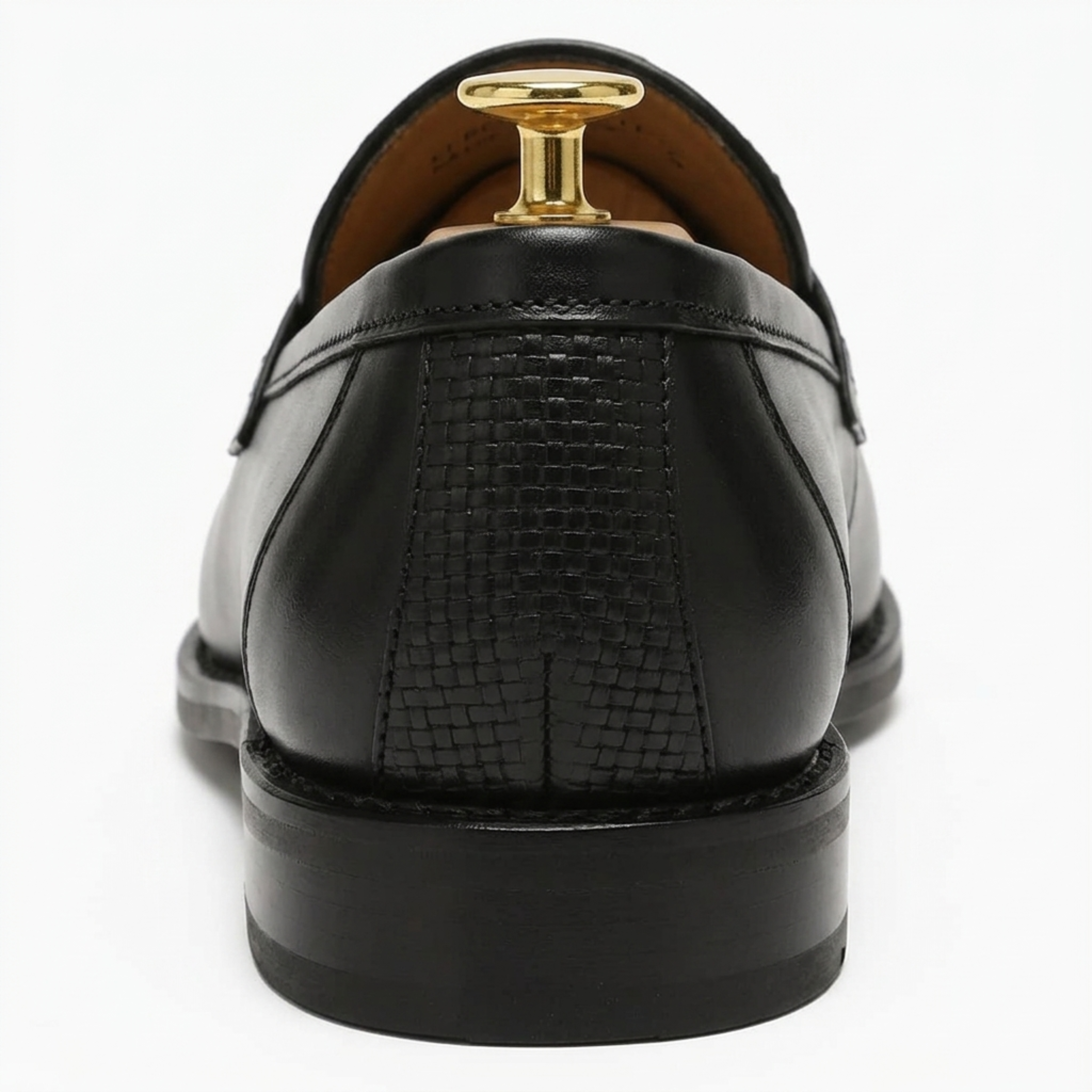 Men's braided shoes — slip-on loafers for the office