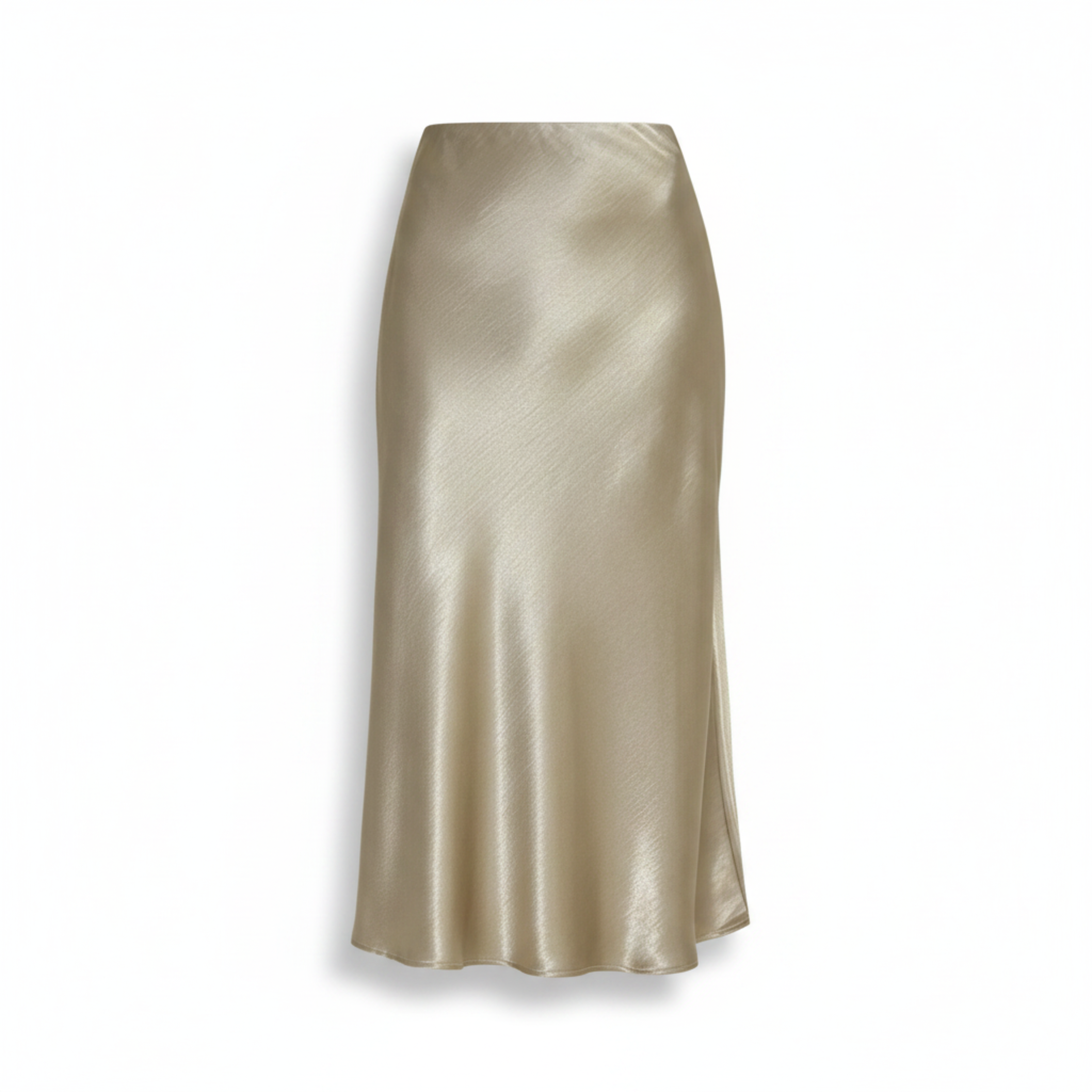 Jupe Longue Maxi Skirt pour Femme Coupe Évasée avec Taille Élastique