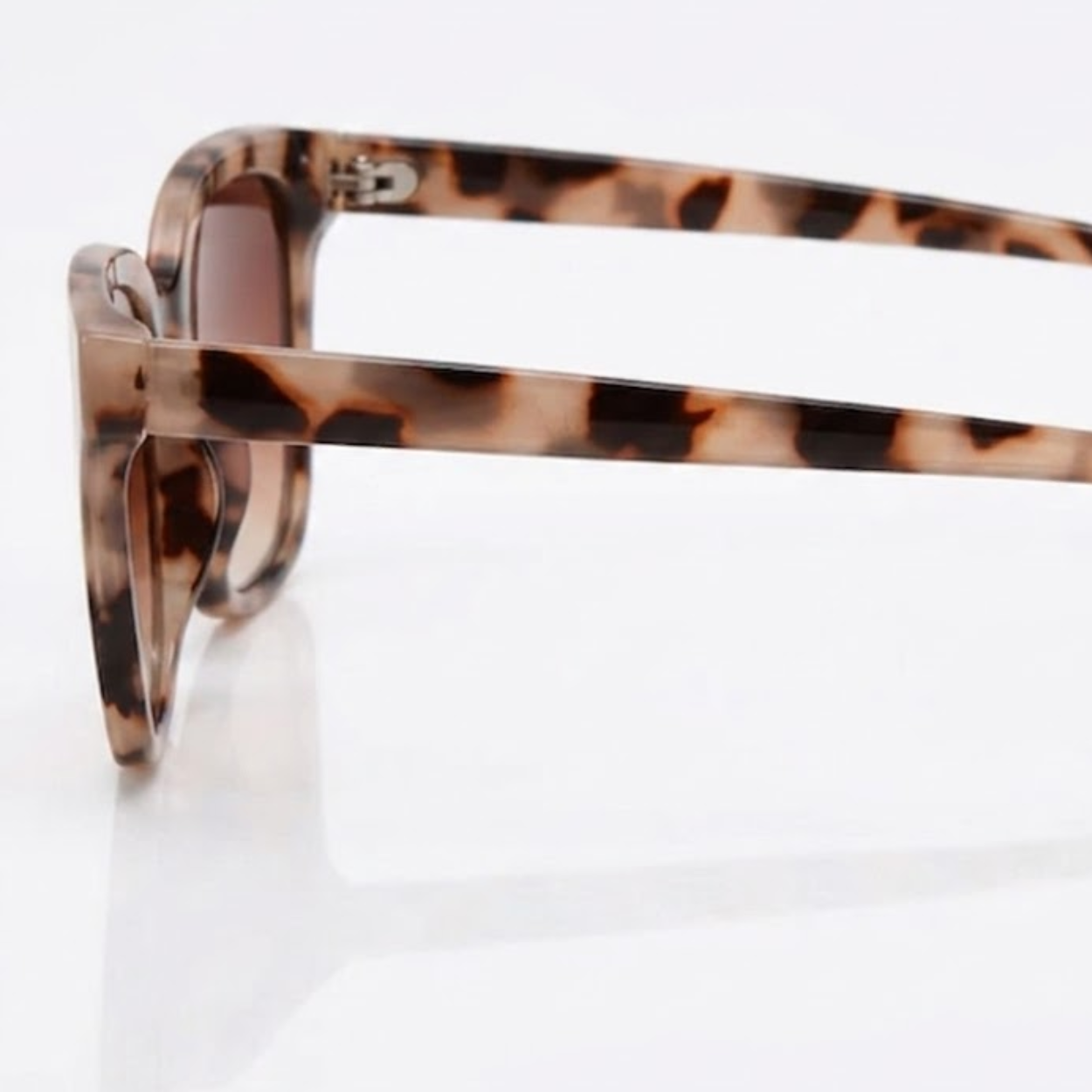 Oversized Square Sunglasses for Women with Thick Frame and Tinted Lenses