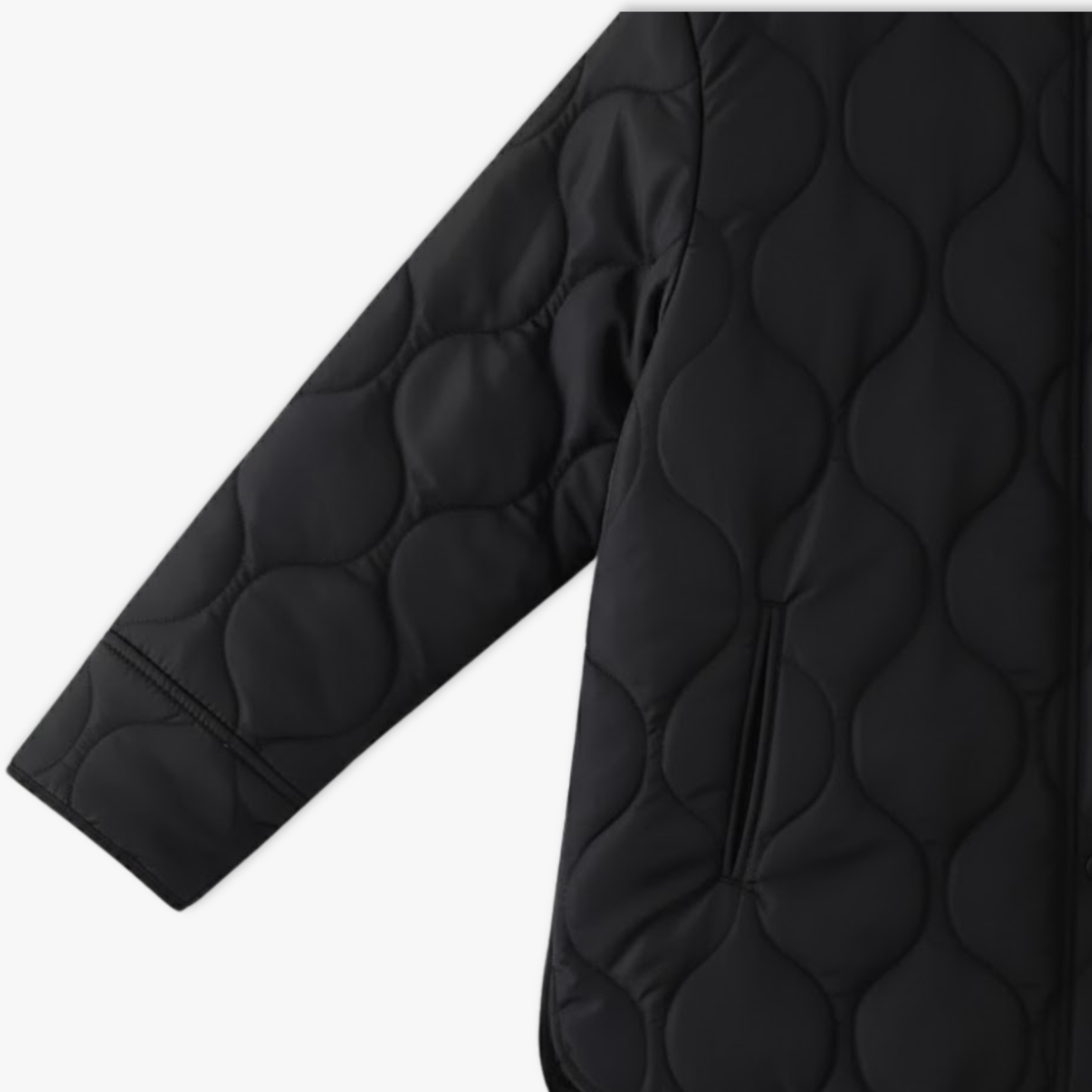 Steppjacke Damen taillierter Schnitt Rautenmuster Stehkragen