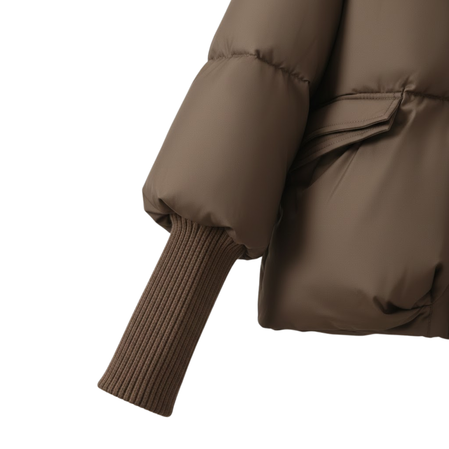 Women's Thick Quilted Cotton Winter Jacket with Faux Fur Collar – Warm Parka