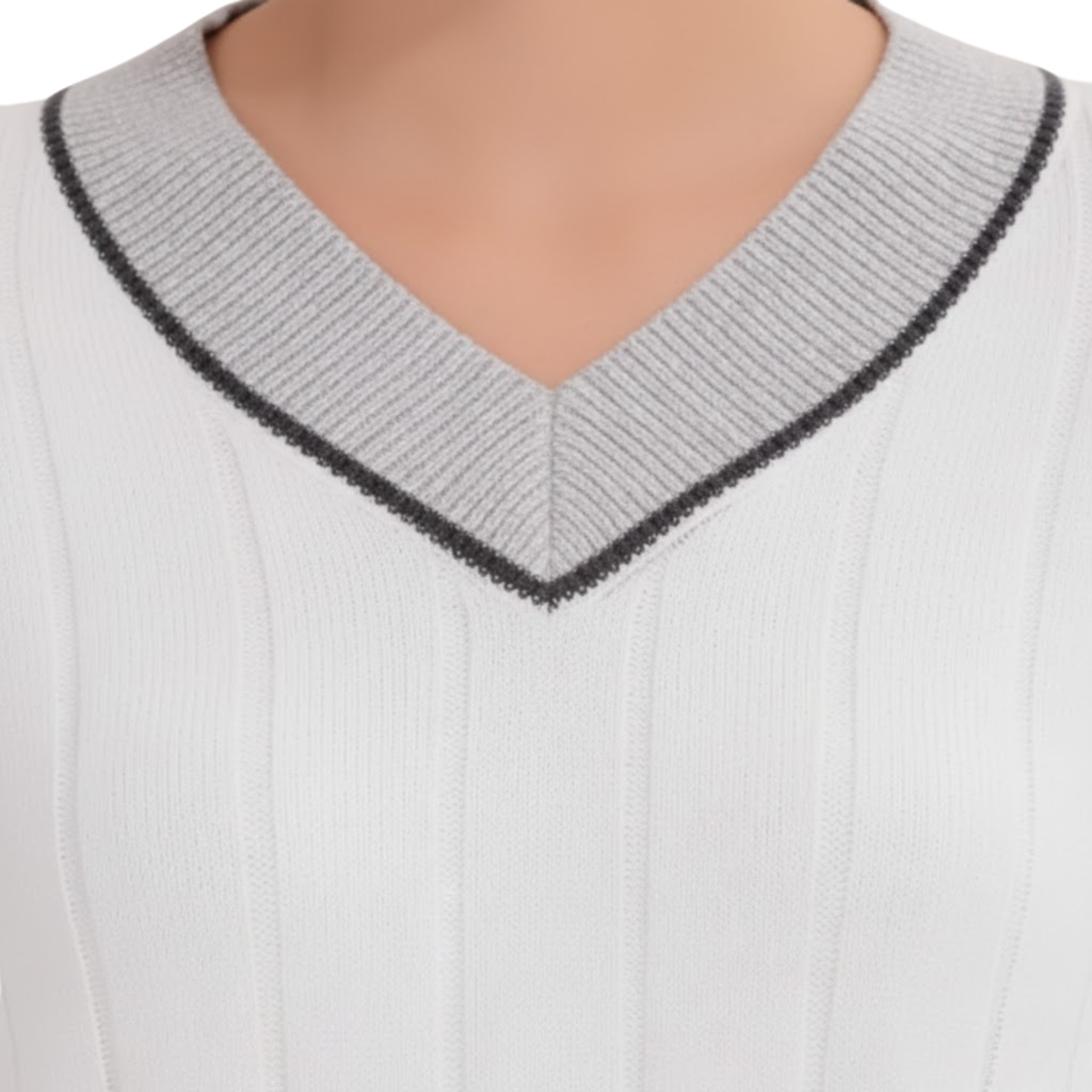 Women's knitted twisted stitch buttoned vest with warm elegant casual V-neck collar