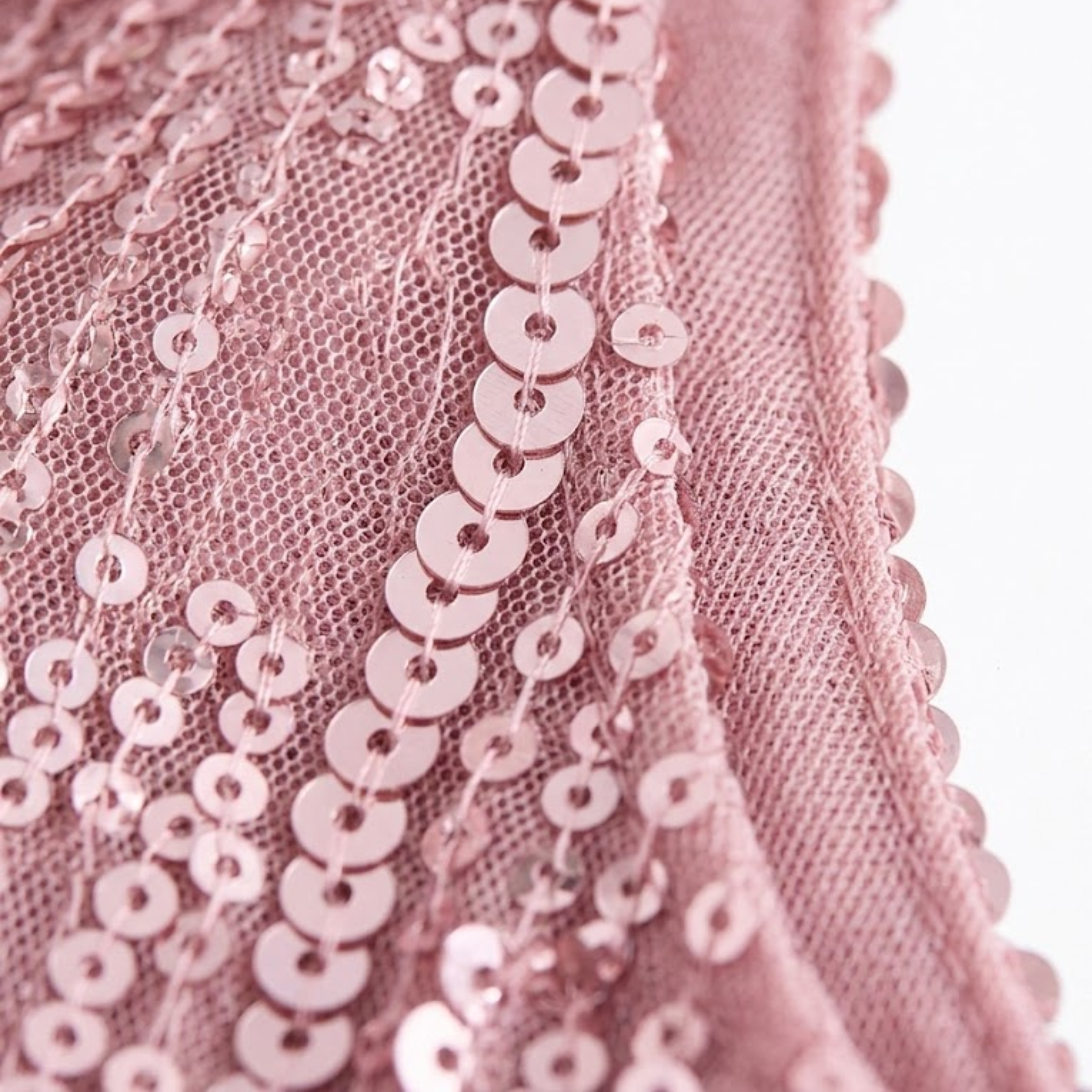 Top con Paillettes, Scollo a V e Senza Maniche da Donna