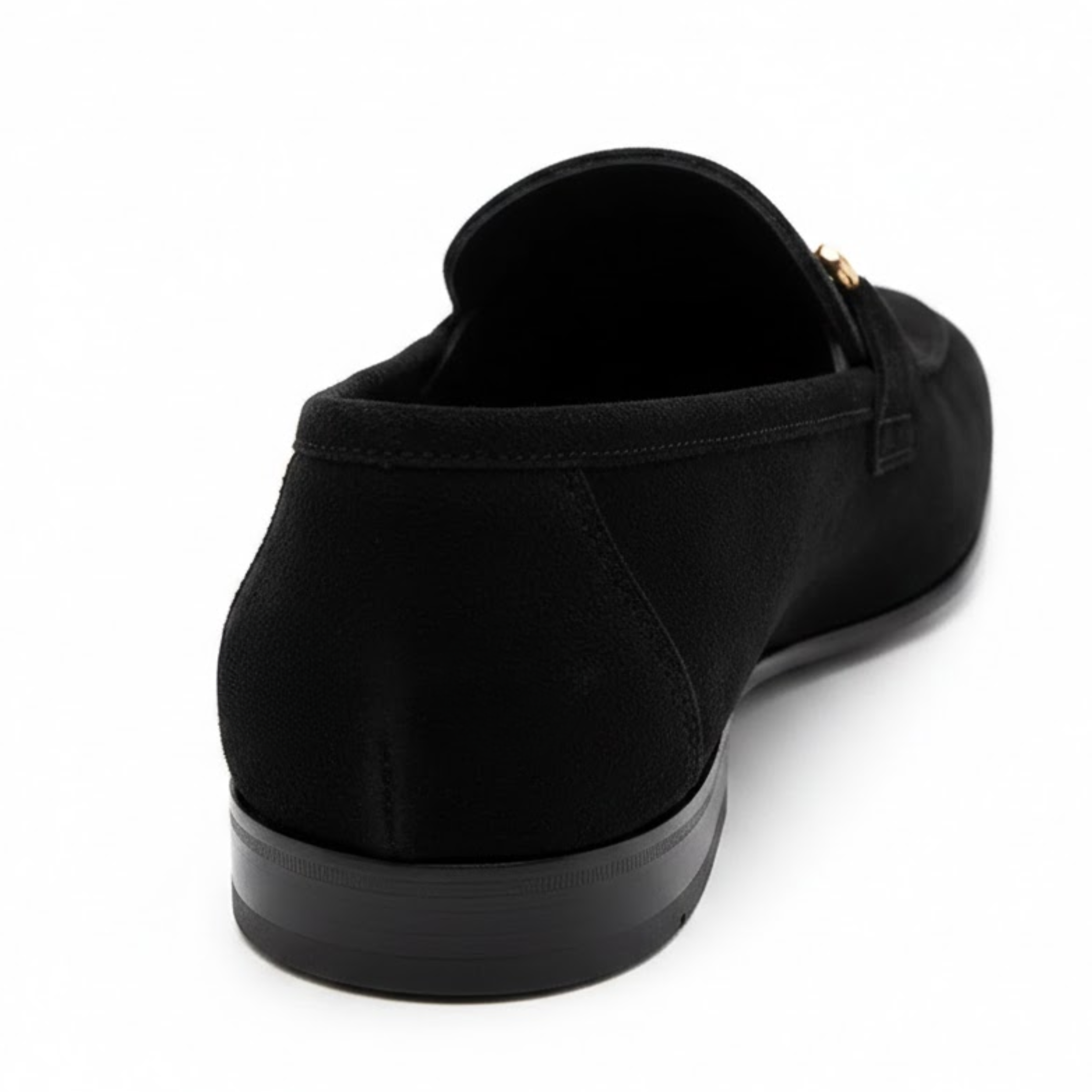 Mocassins en Microfibre pour Hommes avec Boucle en Métal et Bout Pointu