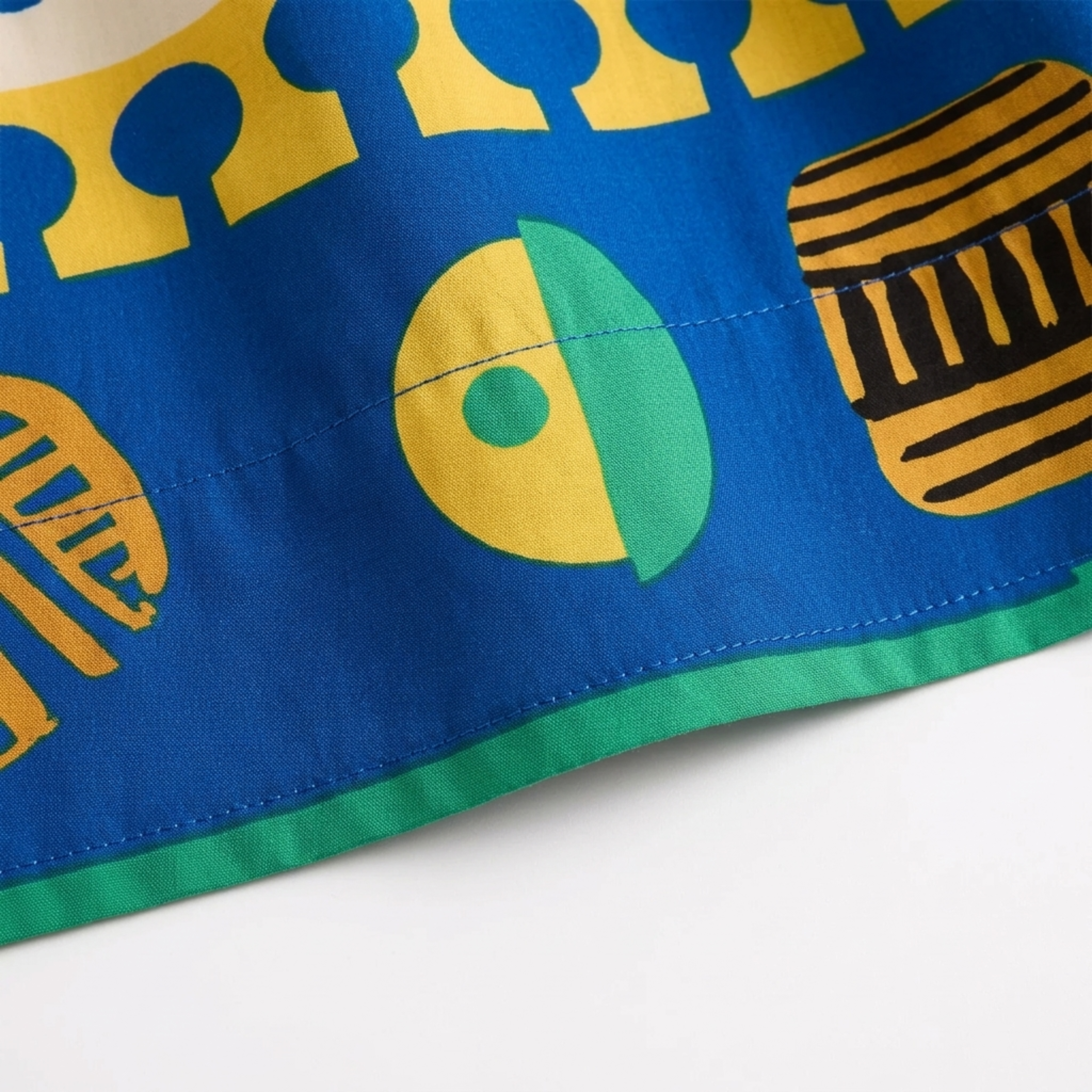 Sæt med crop top og lang nederdel med print — to dele — sommerferie