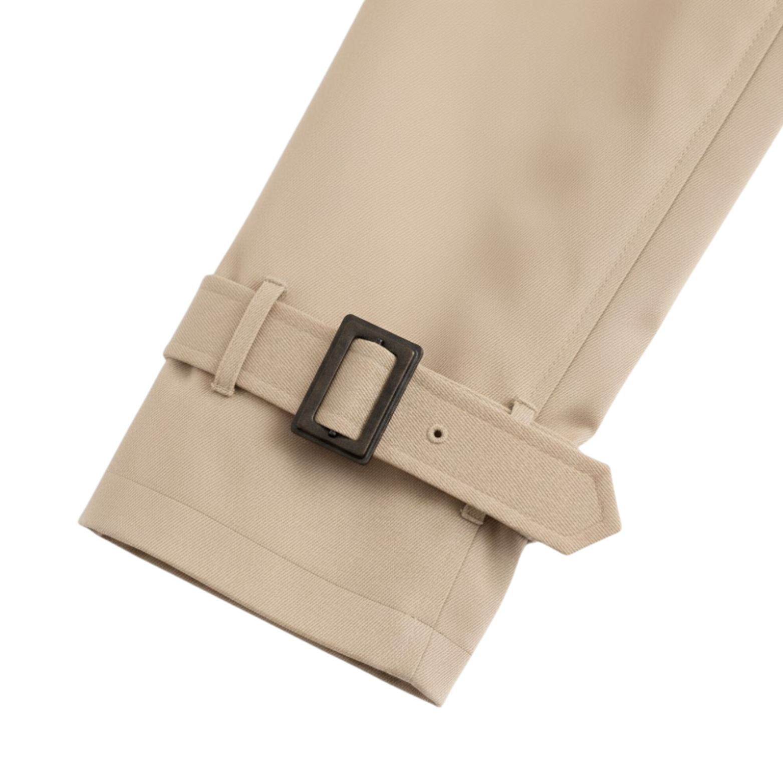 Vintage Short Double-Breasted Trench Coat for Women