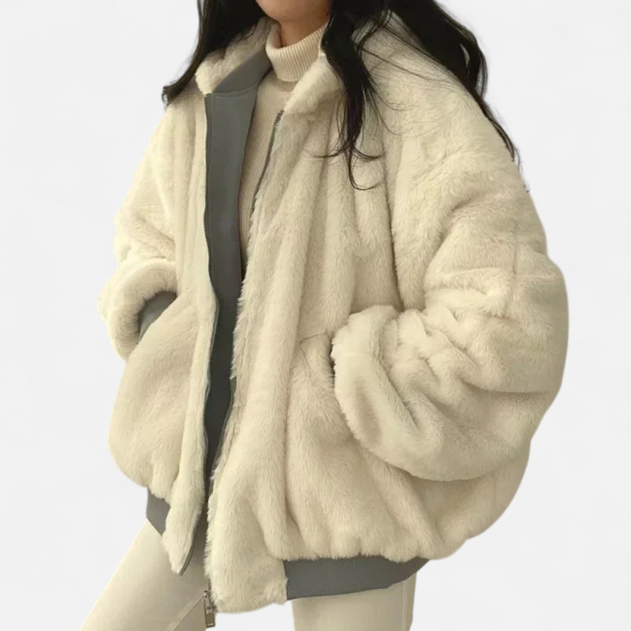 Ancienne Monde | Manteau Femme Oversize Réversible Élégance Héritage
