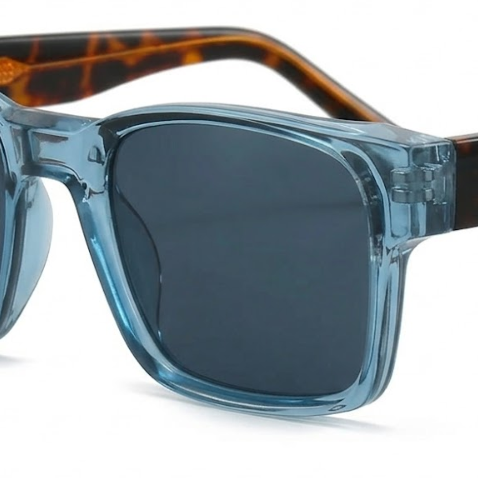 Occhiali da Sole Quadrati UV400 Montatura Spessa Ultra Leggera Uomo Donna