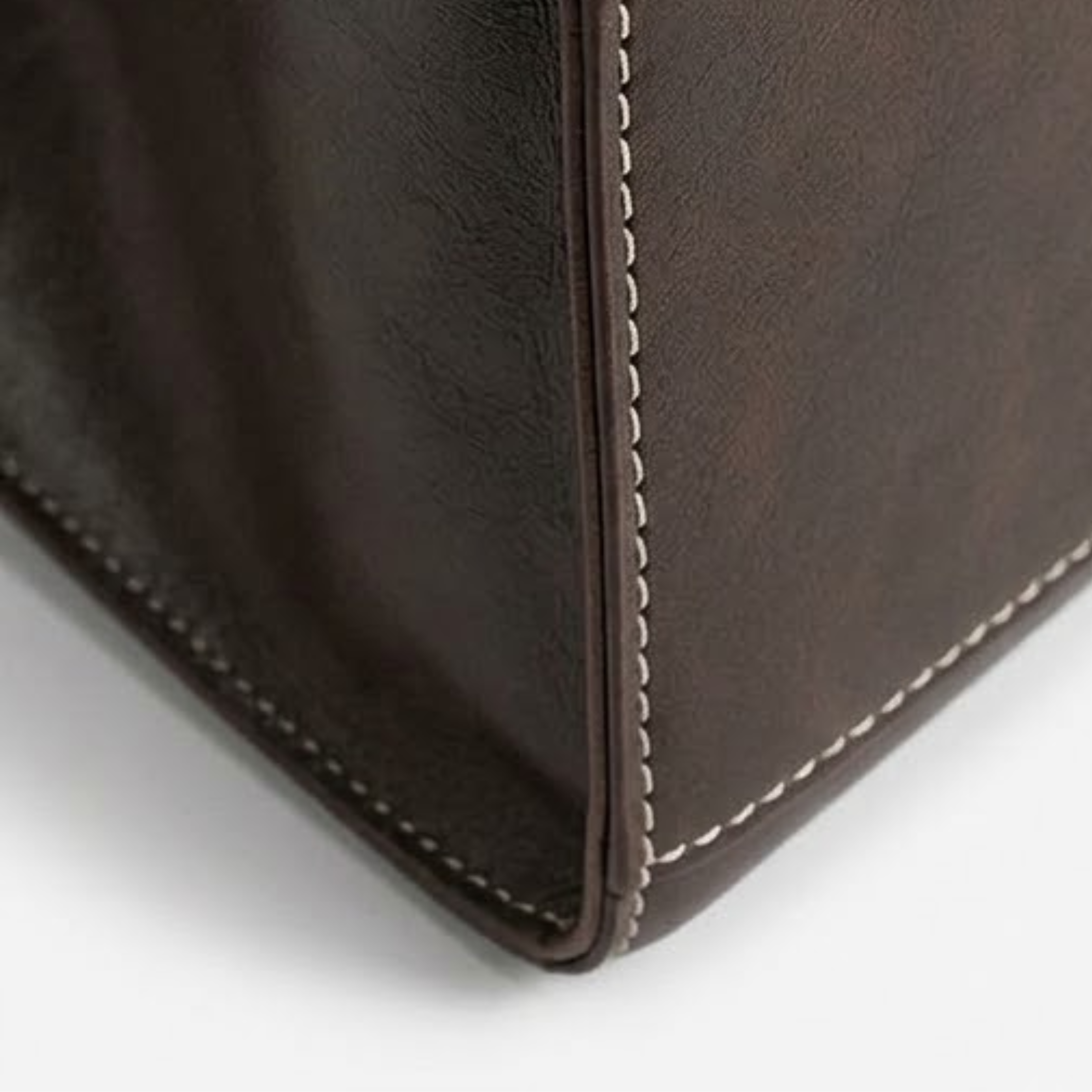 Bolso Tote de Cuero Vegetal con Cierre de Cremallera y Correa para Mujeres