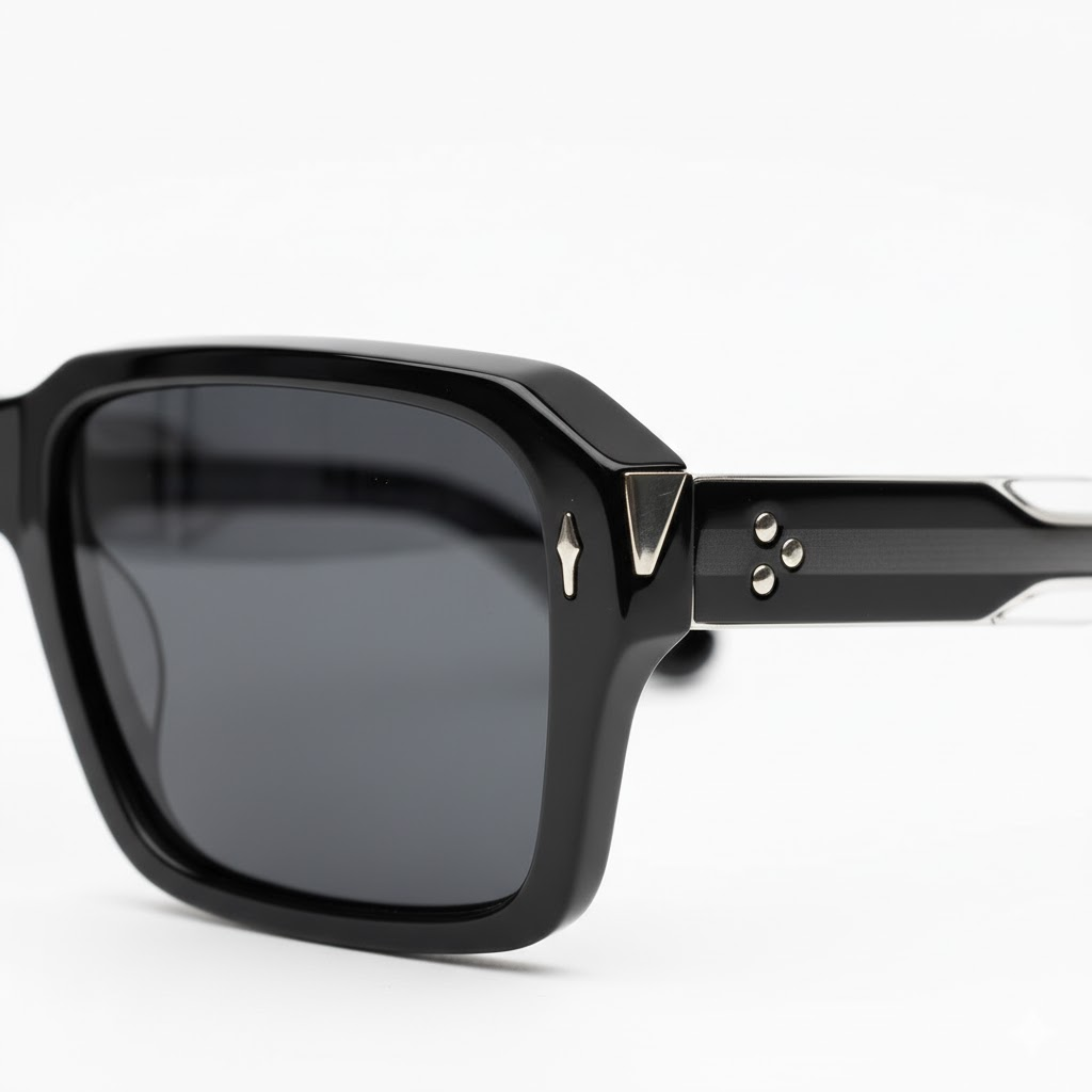Lunettes de soleil carrées vintage avec verres TAC et protection UV400 unisexe