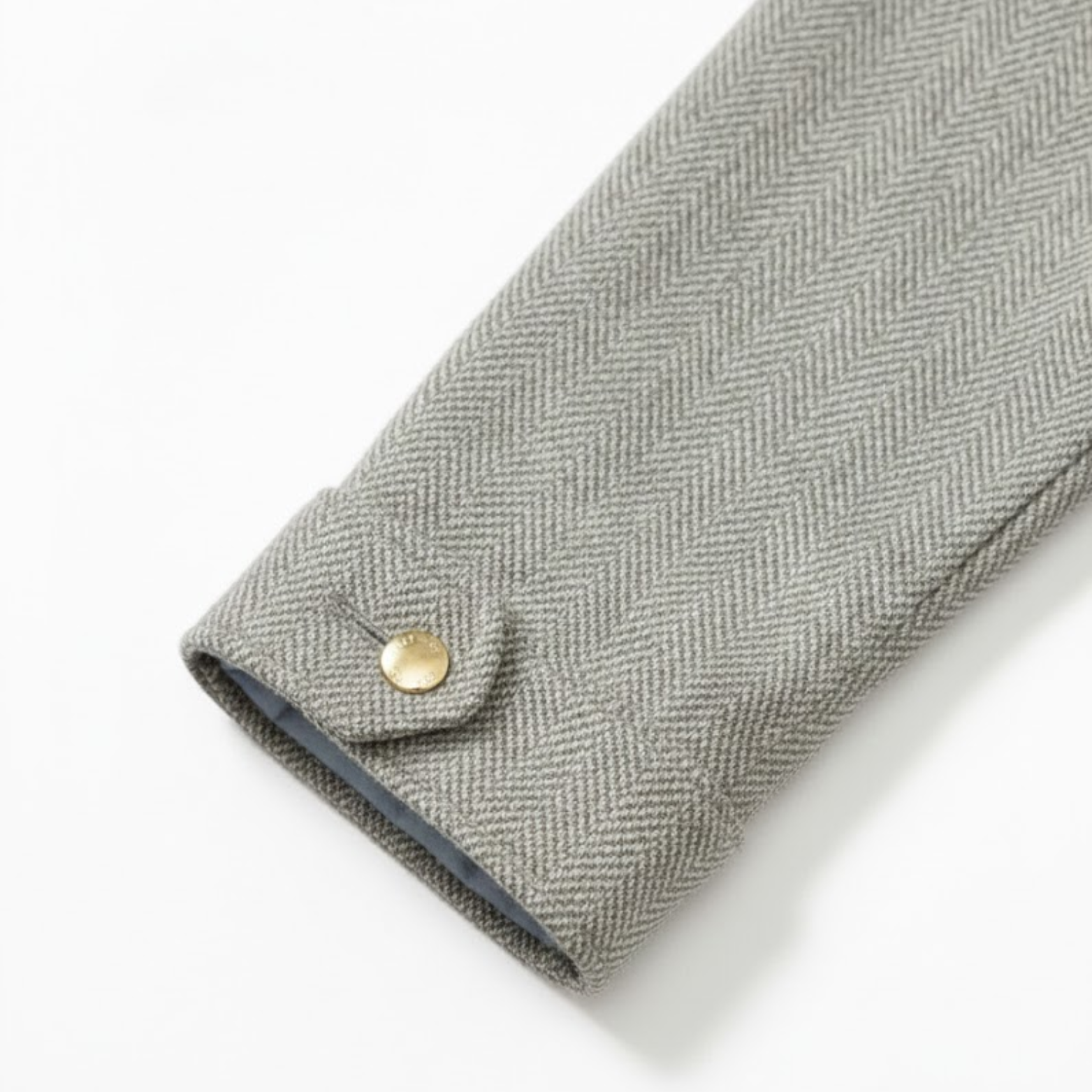 Men's military M65 jacket in linen and cotton with adjustable waist and pockets