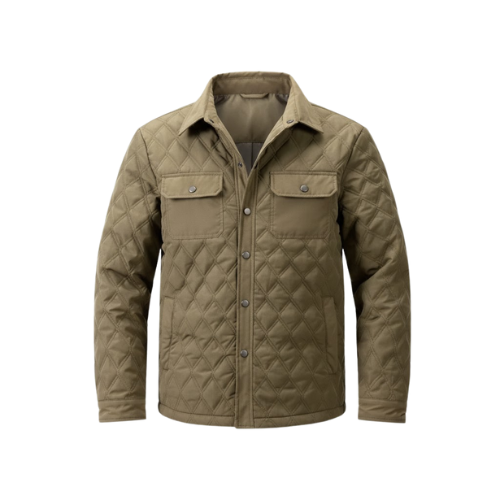 Cardigan da uomo in pile soffice a quadri diamante