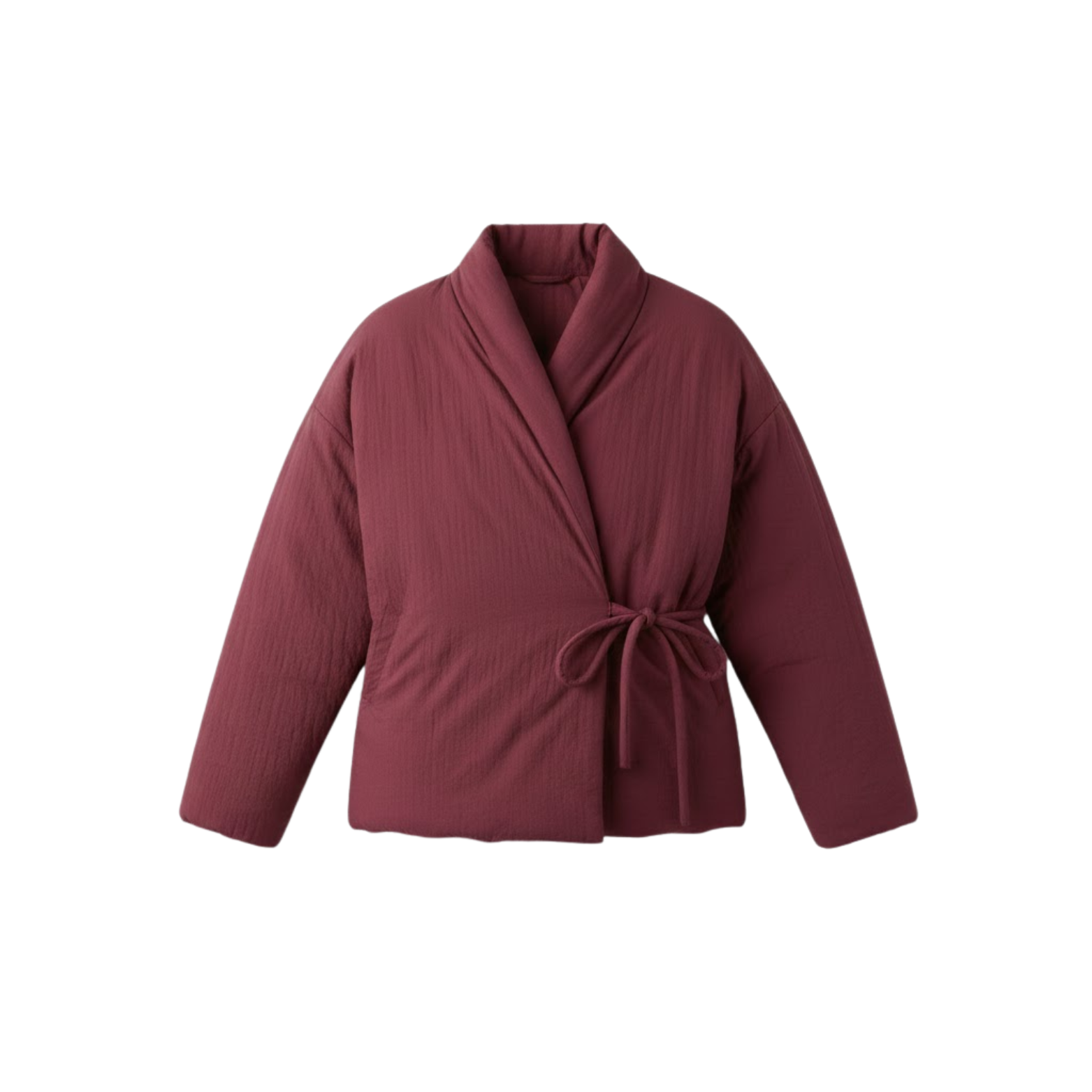 Casaco Casual Cinzento para Mulher com Atacadores e Decote em V para o Outono