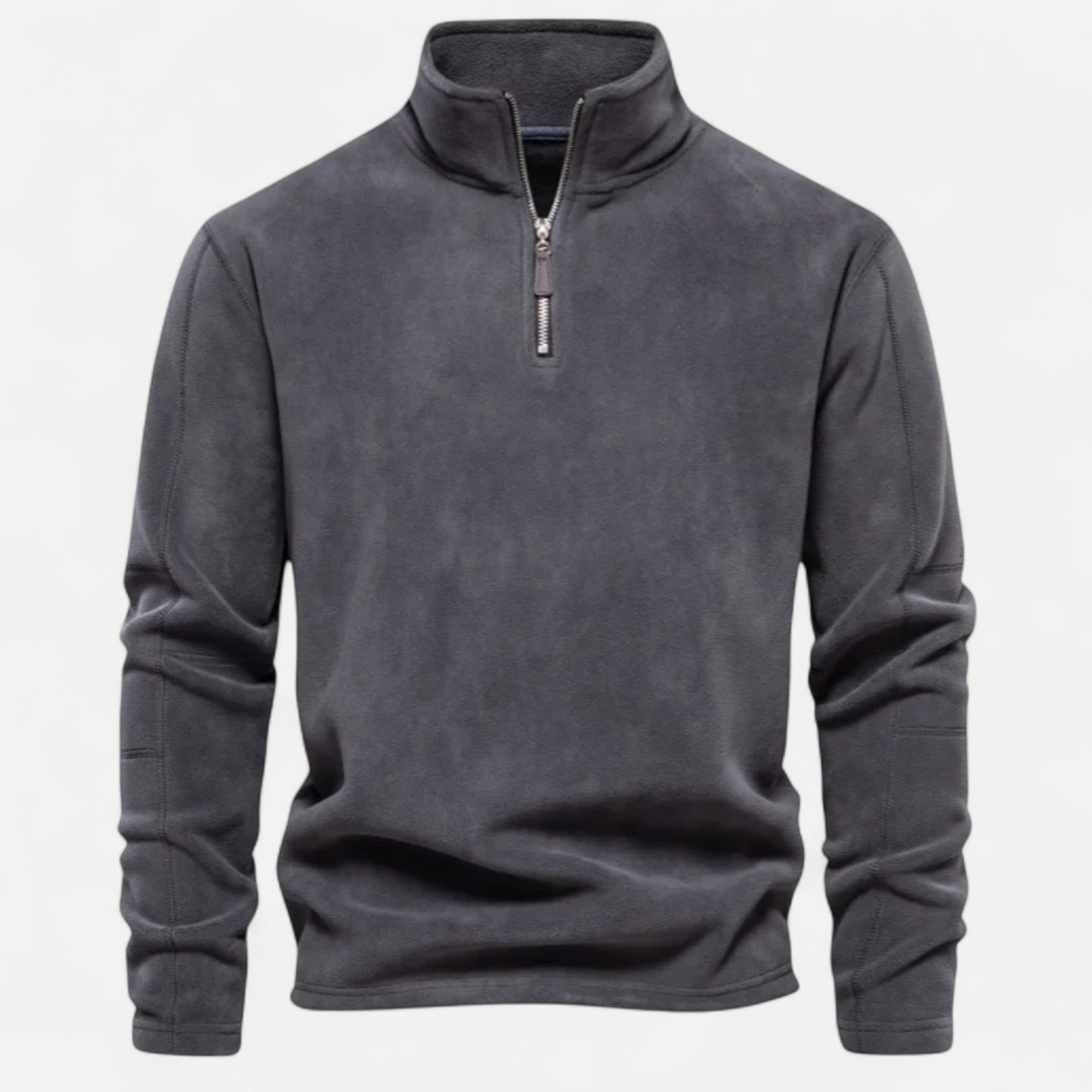 Ancienne Monde | Pull Zippé Homme Polaire Automne-Hiver