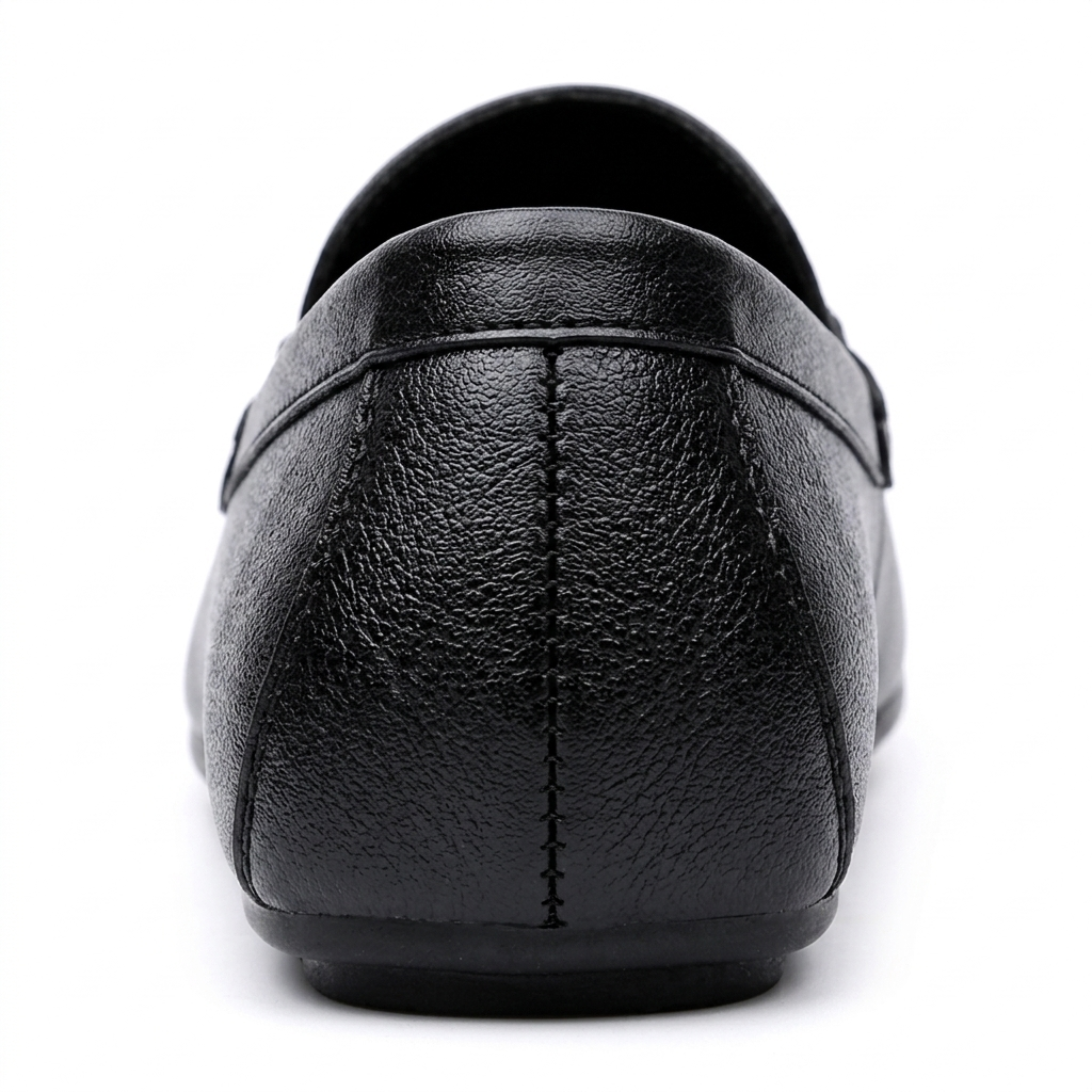 Genuine leather moccasins — metal buckle — casual outings