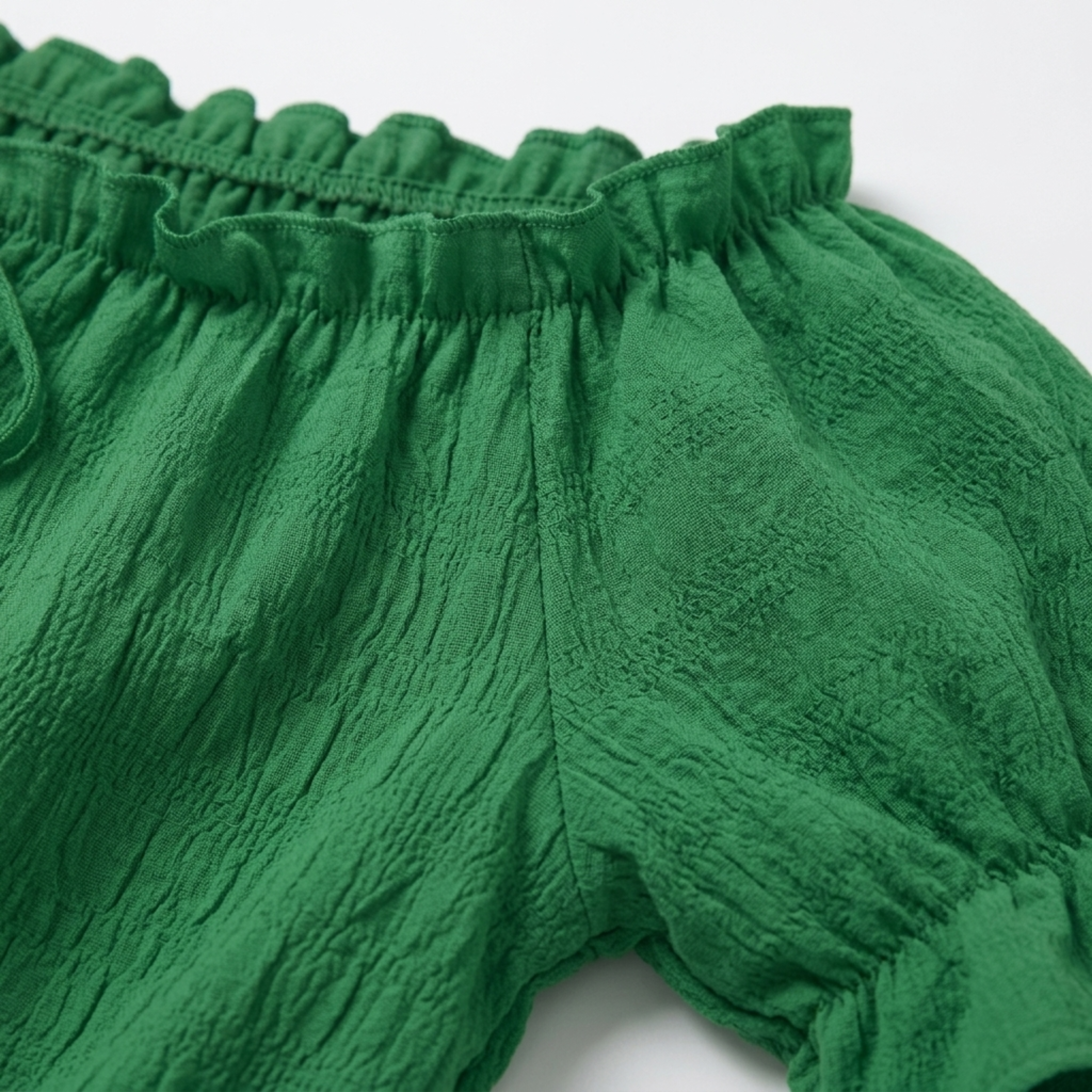 To-delt afslappet sæt i store størrelser med off-shoulder top
