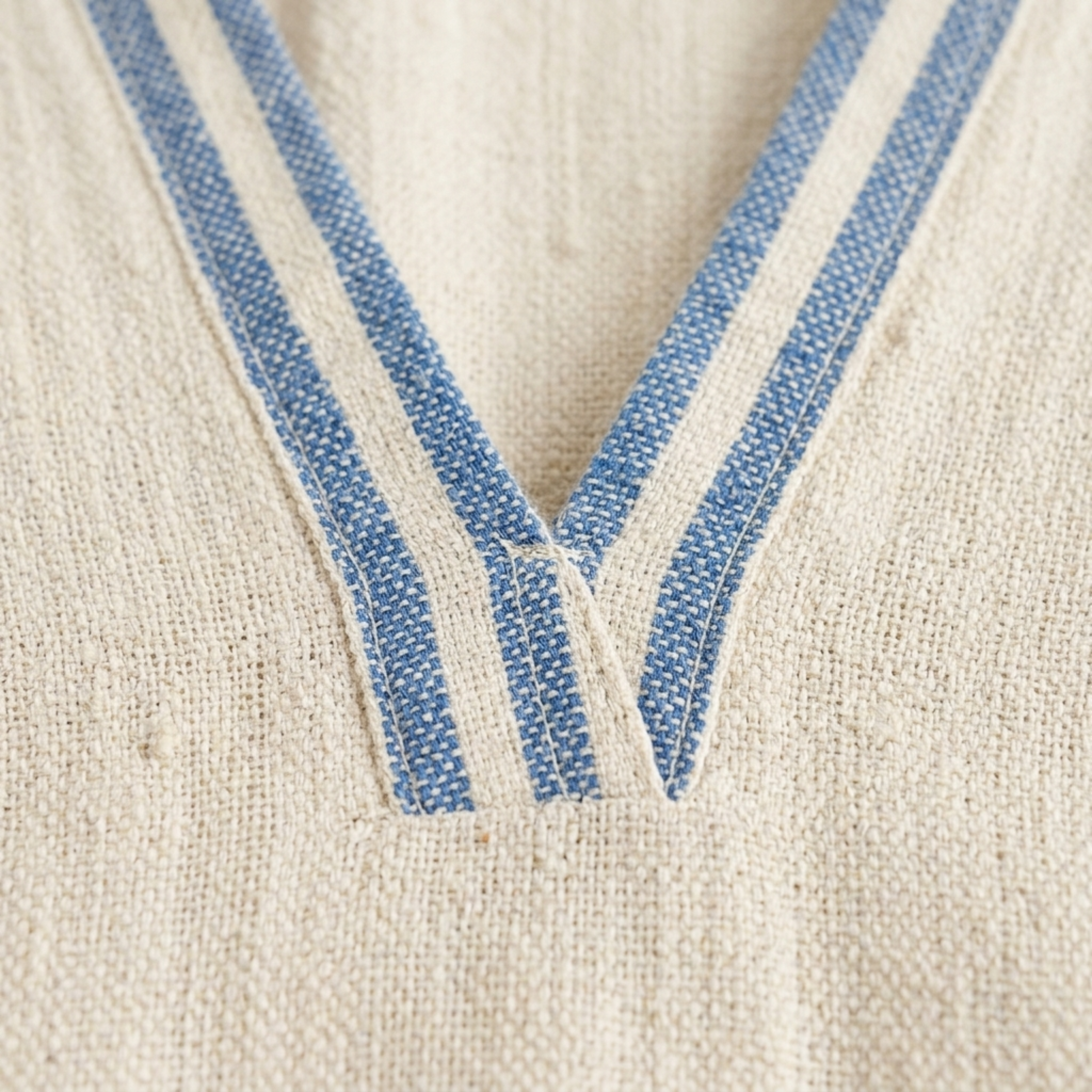 Striped kimono tunic for women — loose fit — beach and travel
