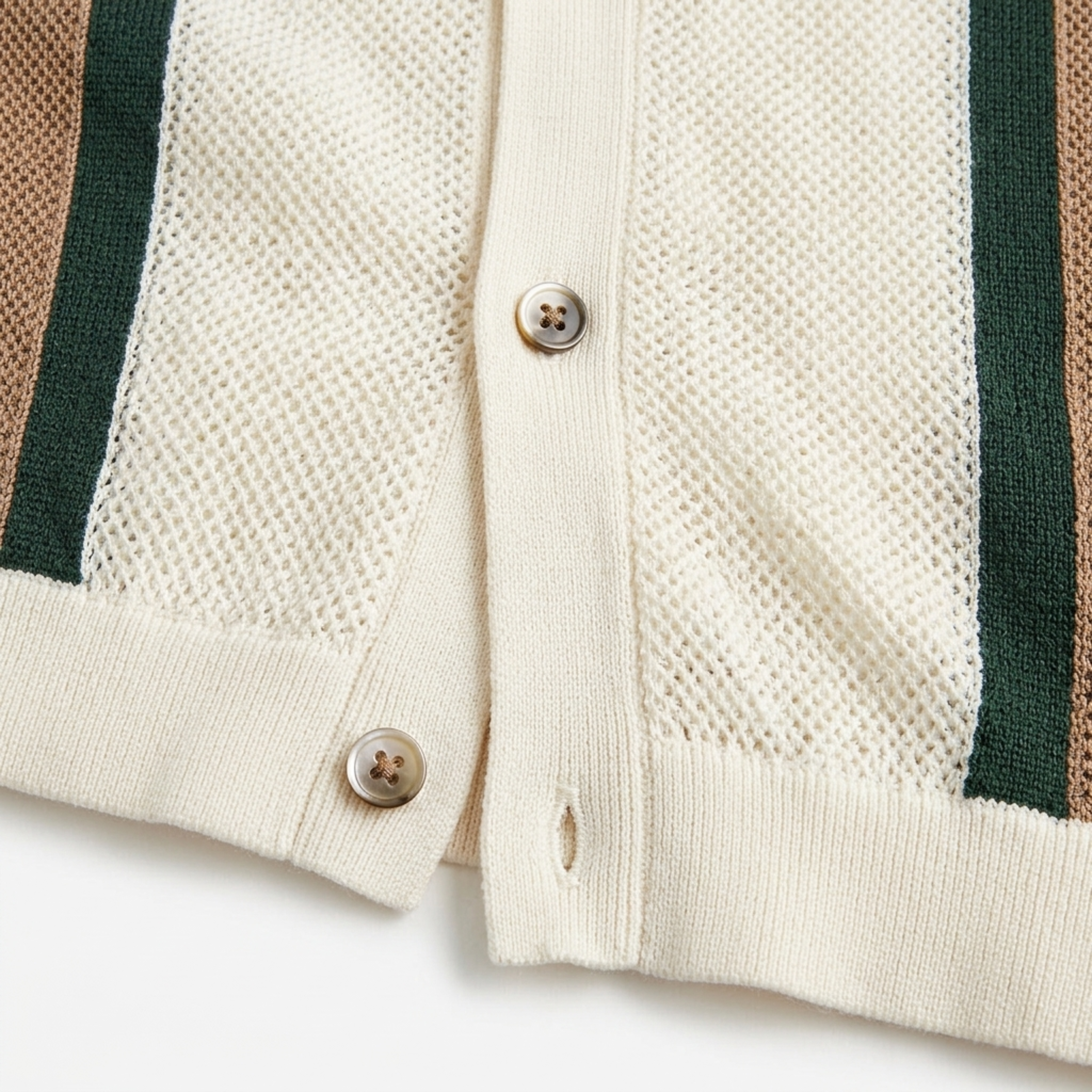 Jersey de punto a rayas para hombre — vacaciones