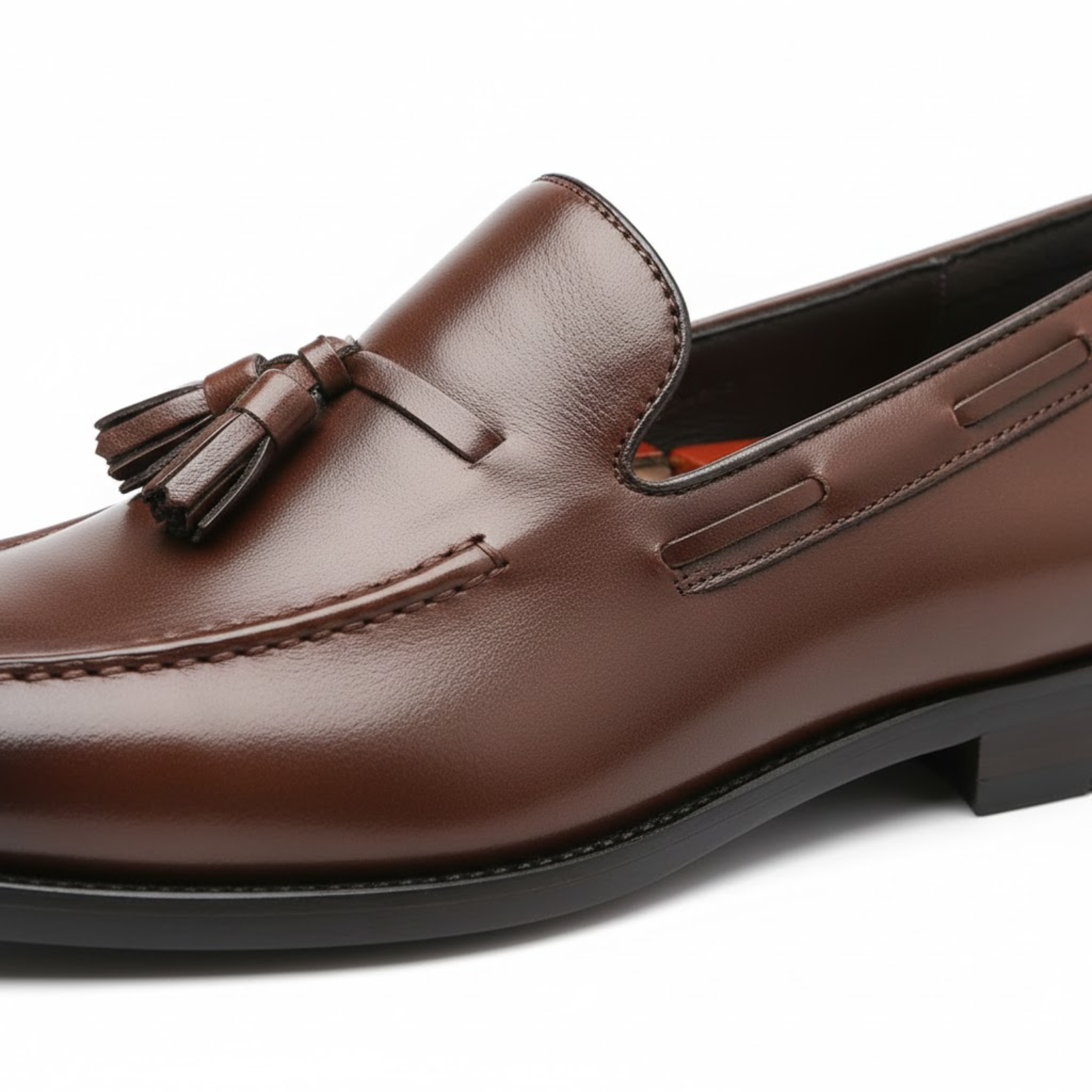 Mocassins à pampilles en cuir pour homme chaussures habillées de style britannique