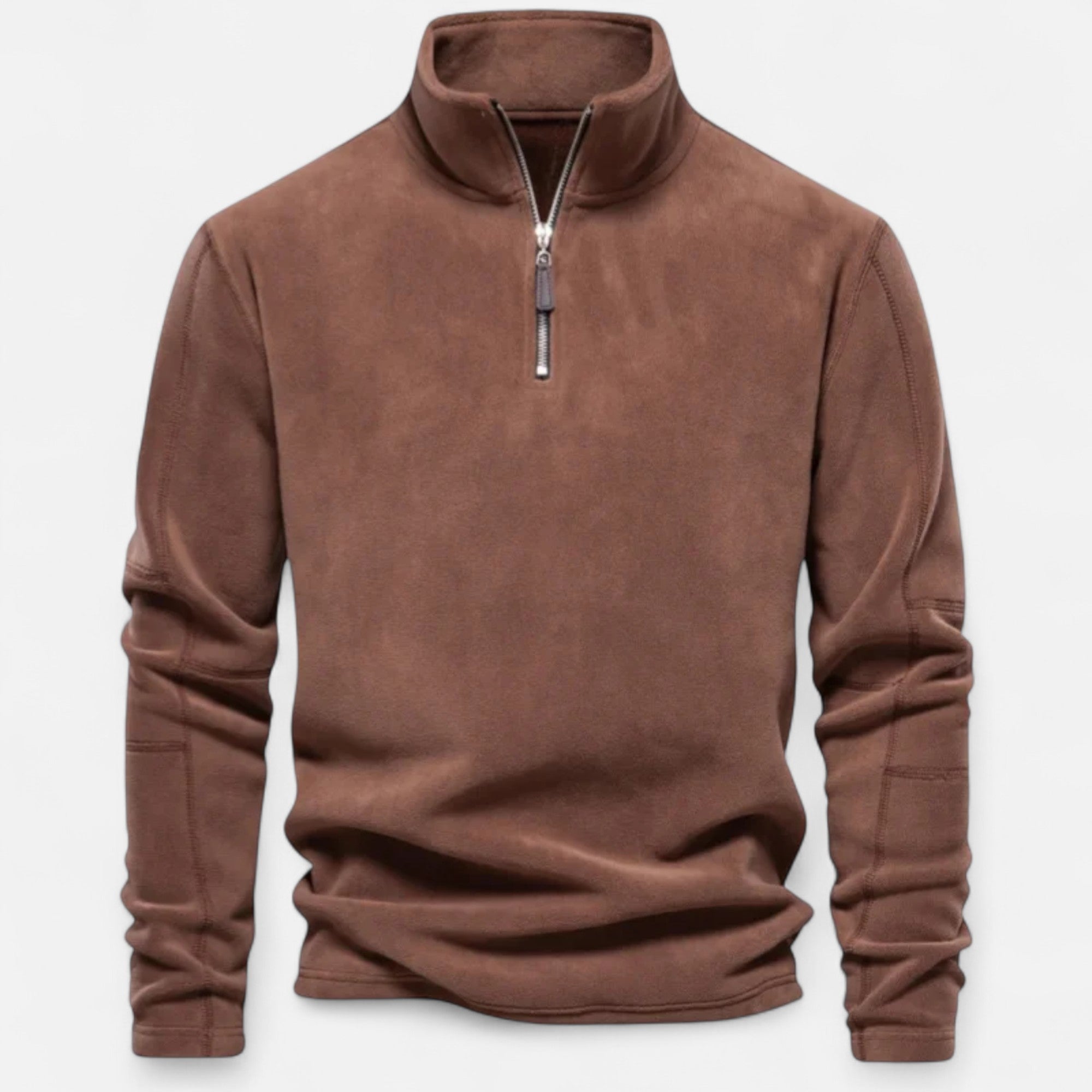 Ancienne Monde | Pull Zippé Homme Polaire Automne-Hiver