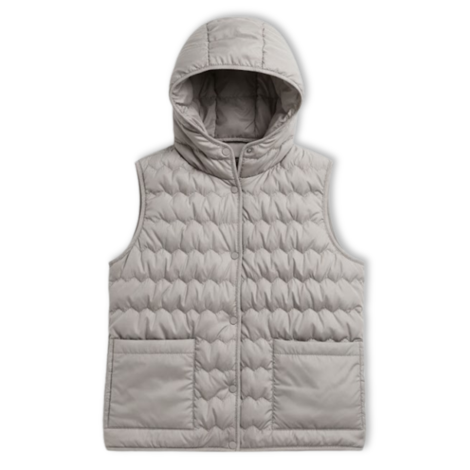 Gilet senza maniche leggero e imbottito con collo alto