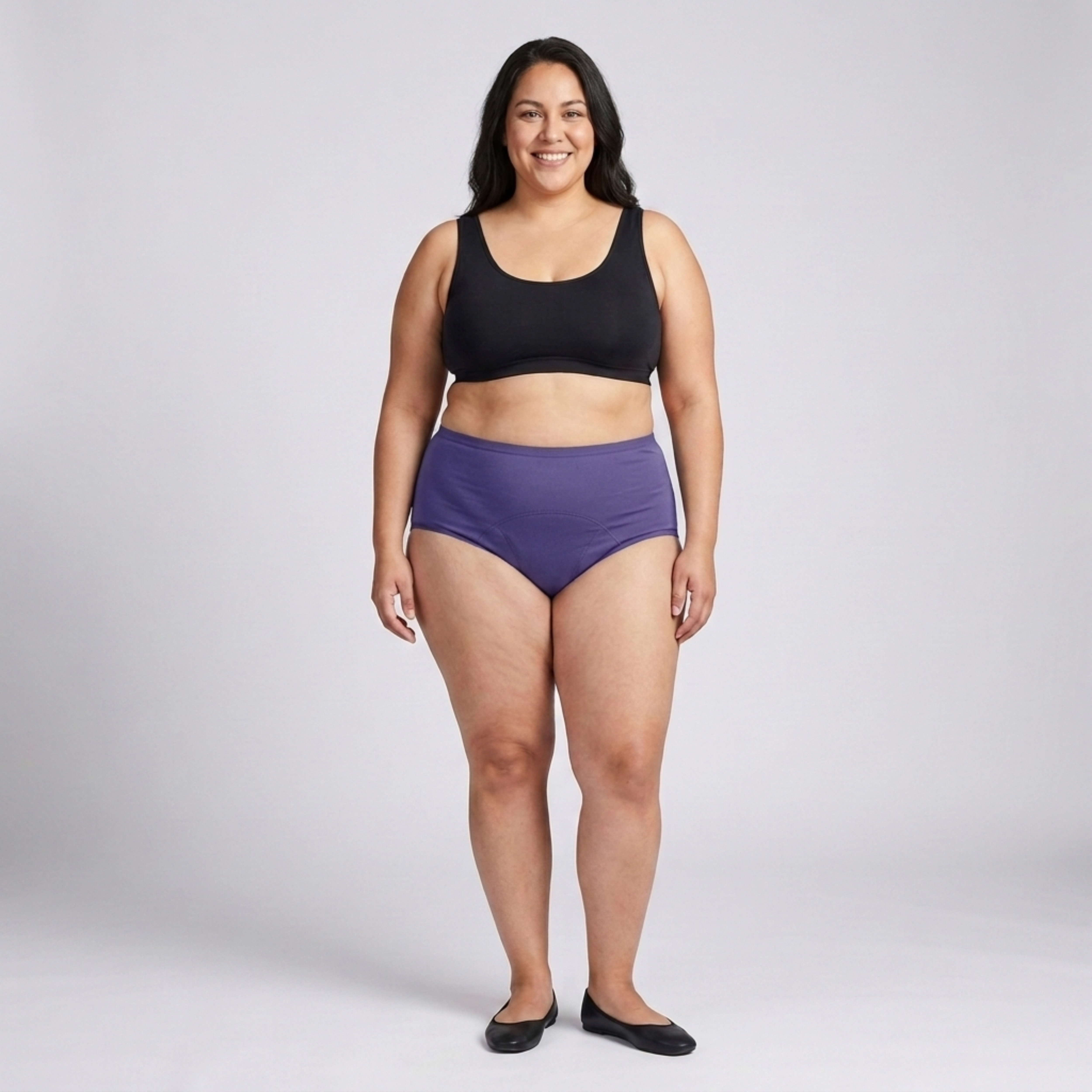 Culotte mestruale taglia grande per donna impermeabile set da 5 slip assorbenti