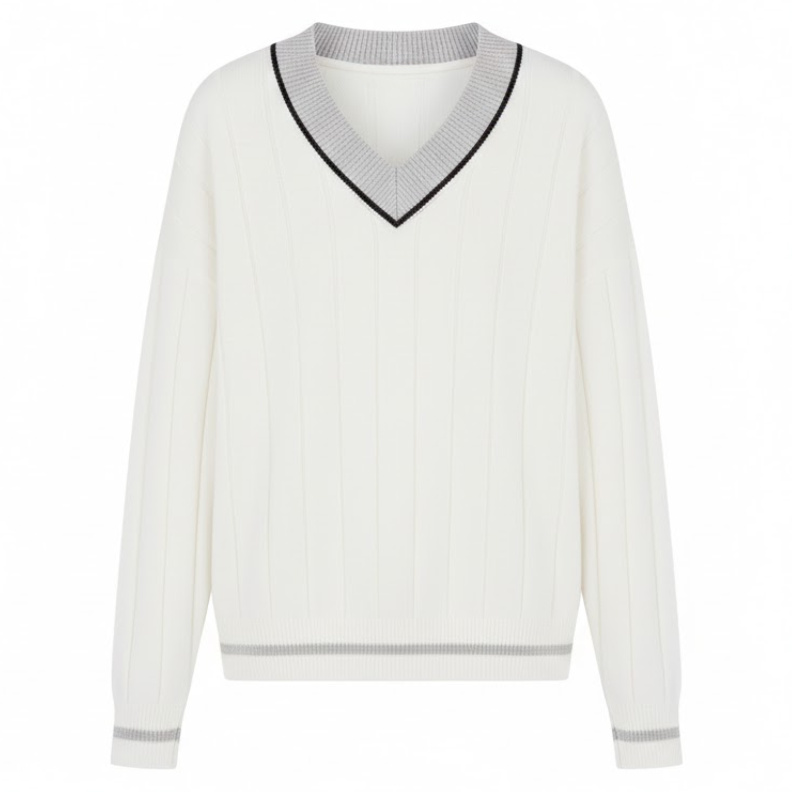 Women's knitted twisted stitch buttoned vest with warm elegant casual V-neck collar