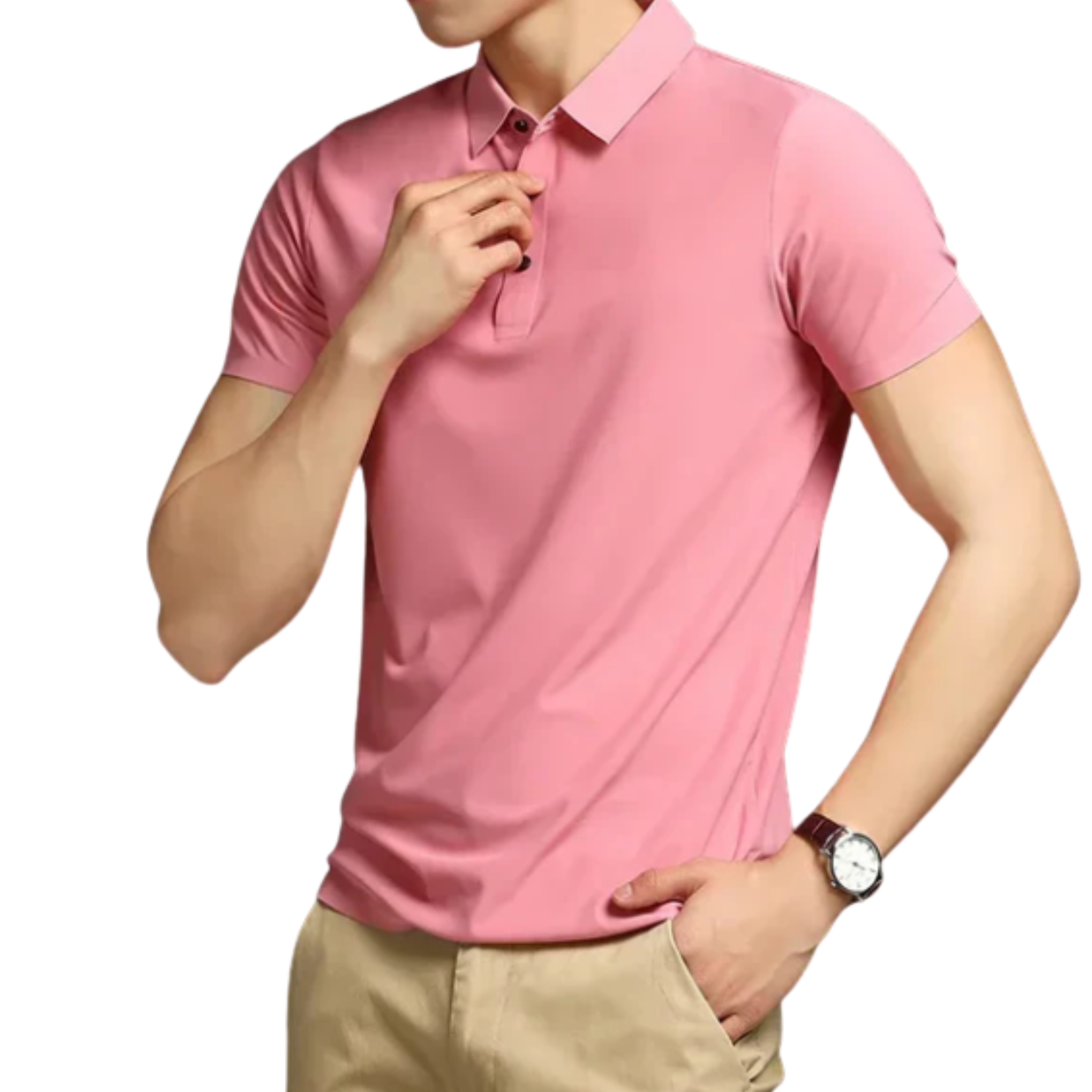 Polo técnico para hombre, elástico y de secado rápido — golf | deporte