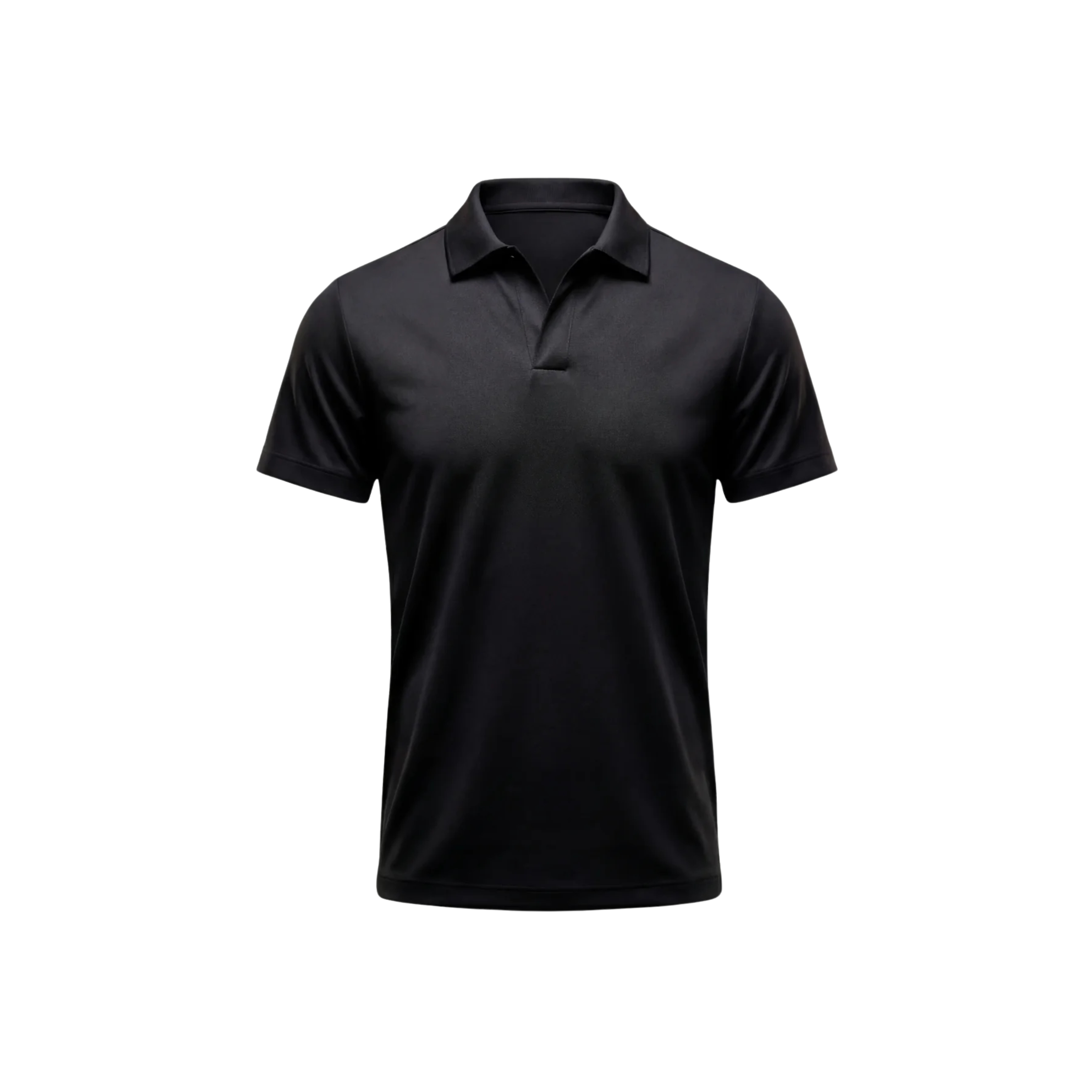 Men's polo — technical fabric — slim fit — casual wear