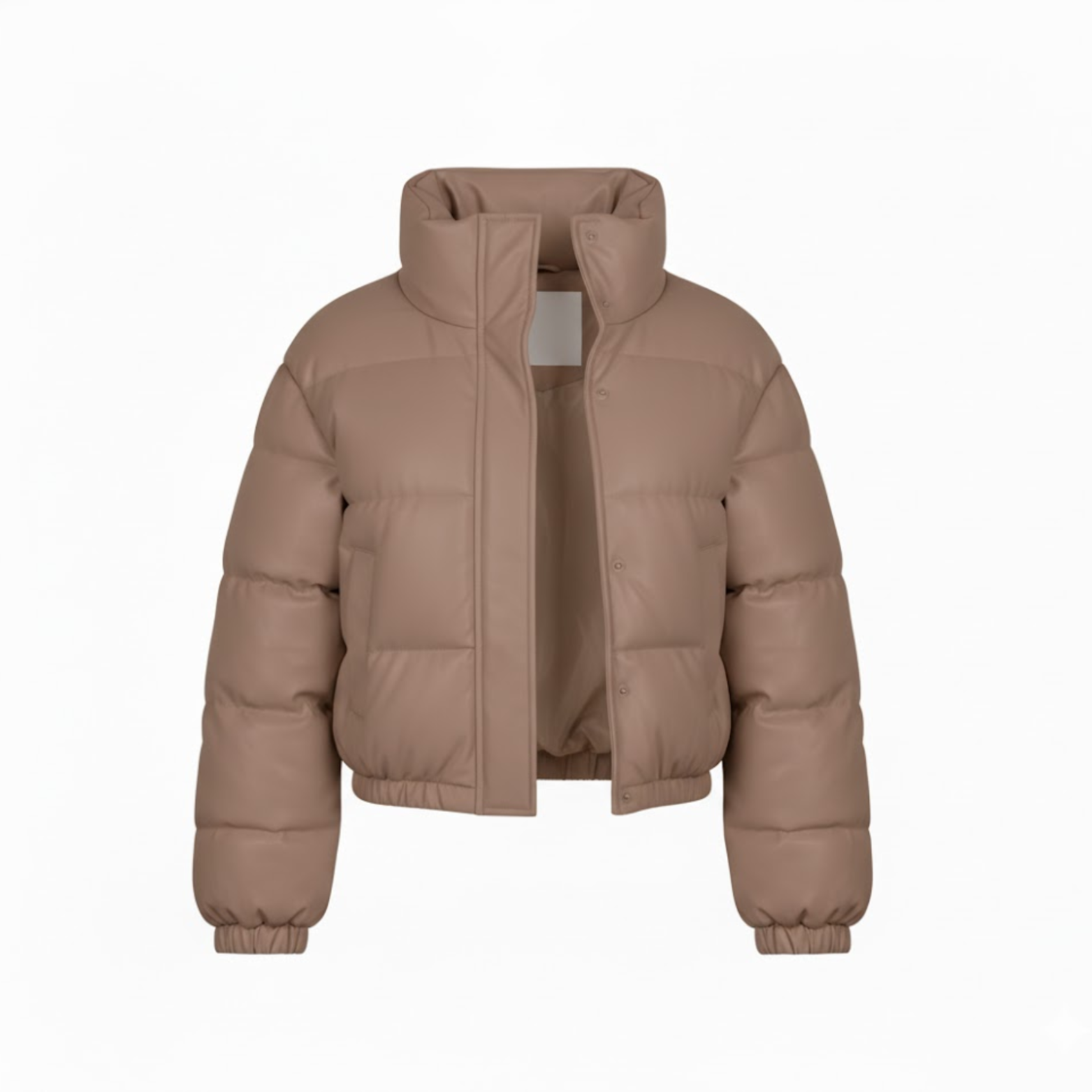 Veste d’Hiver Femme Élégante Épaisse et Chaude en Similicuir