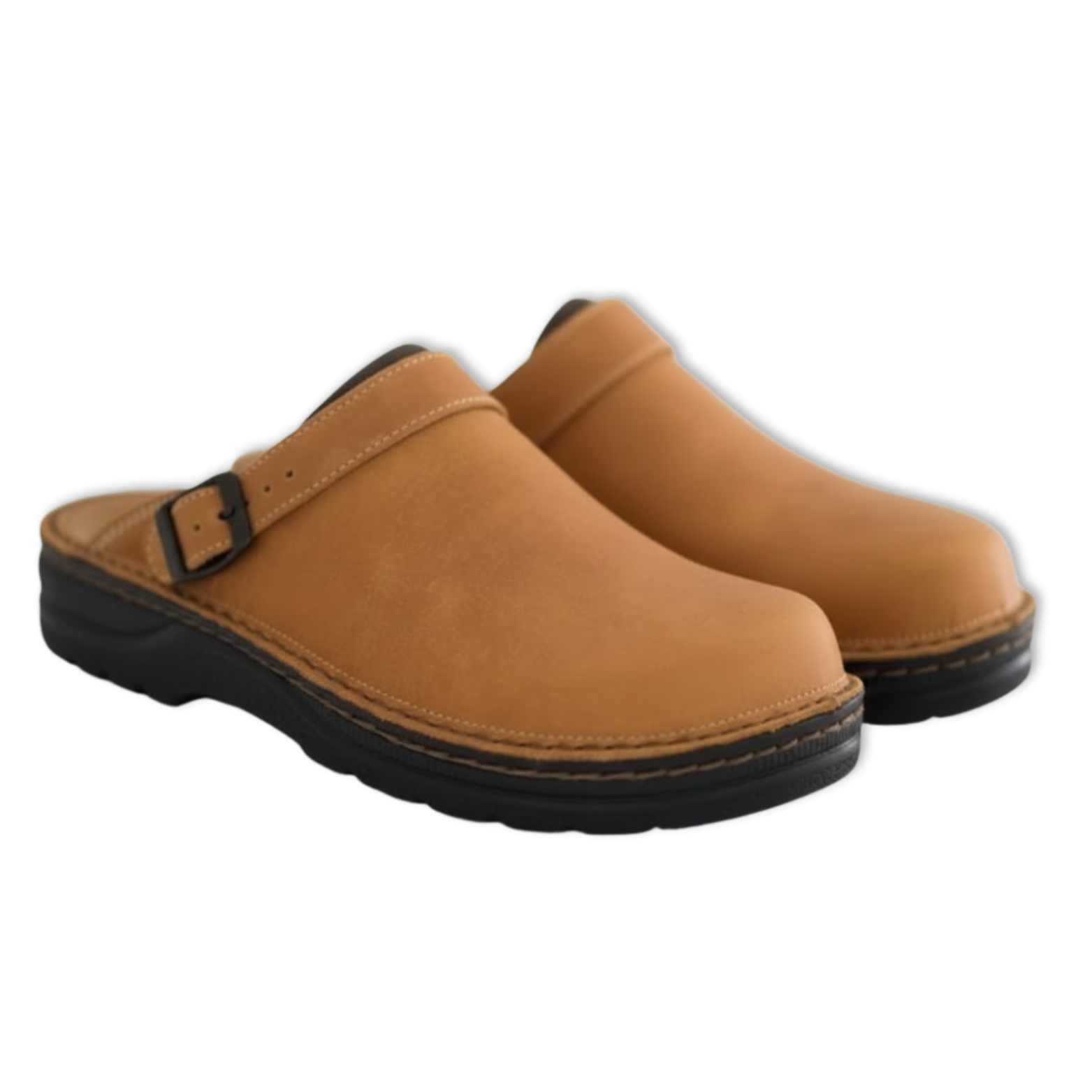 Herrenschuhe aus weichem Leder, runde Spitze, bequeme Sohle, lässiger Stil