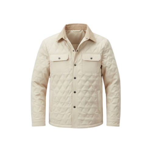 Cardigan da uomo in pile soffice a quadri diamante