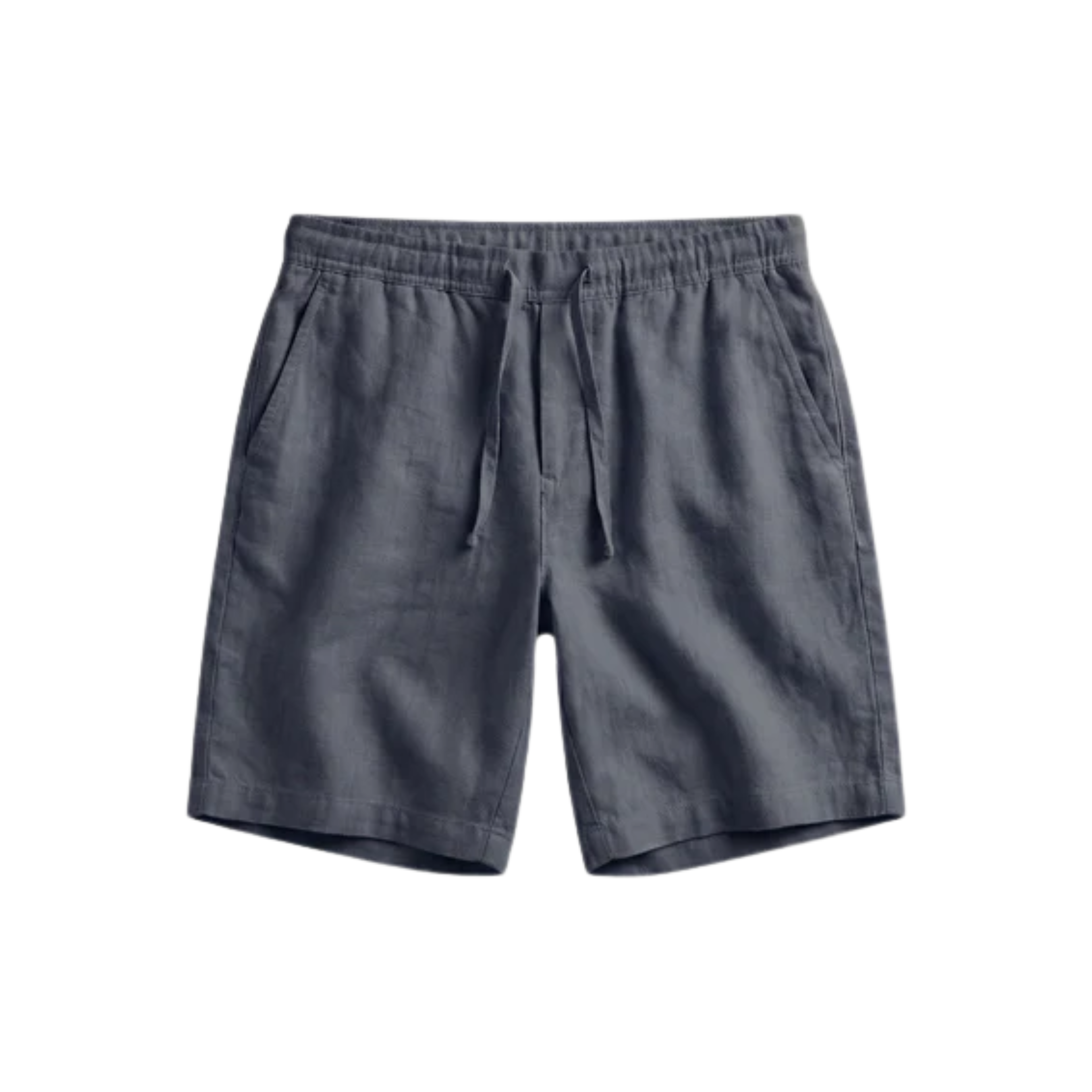 Short in lino per uomo — taglio casual — spiaggia e estate