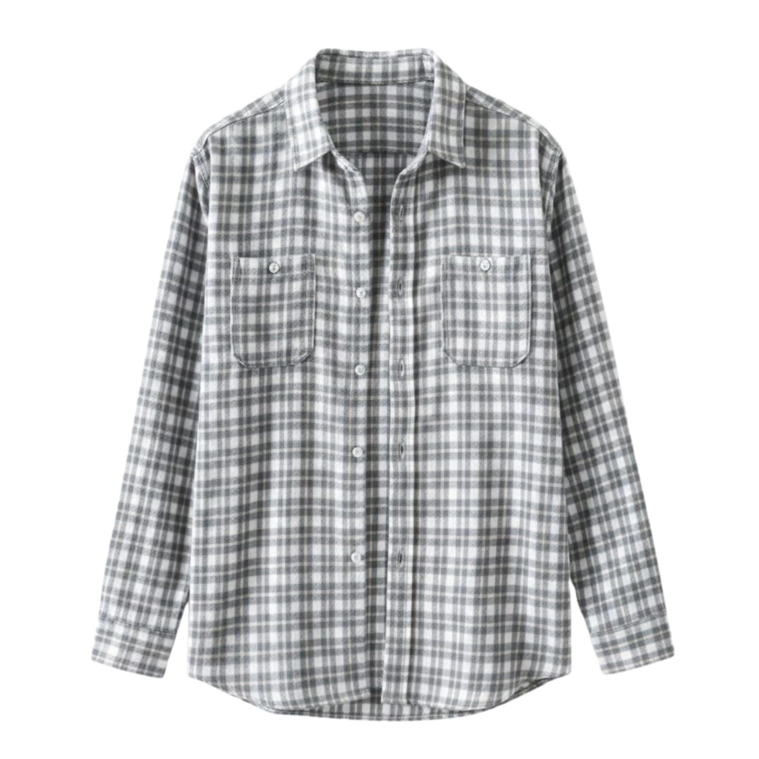 Sobrecamisa de algodón para hombre con bolsillos en el pecho y botones de estilo antiguo